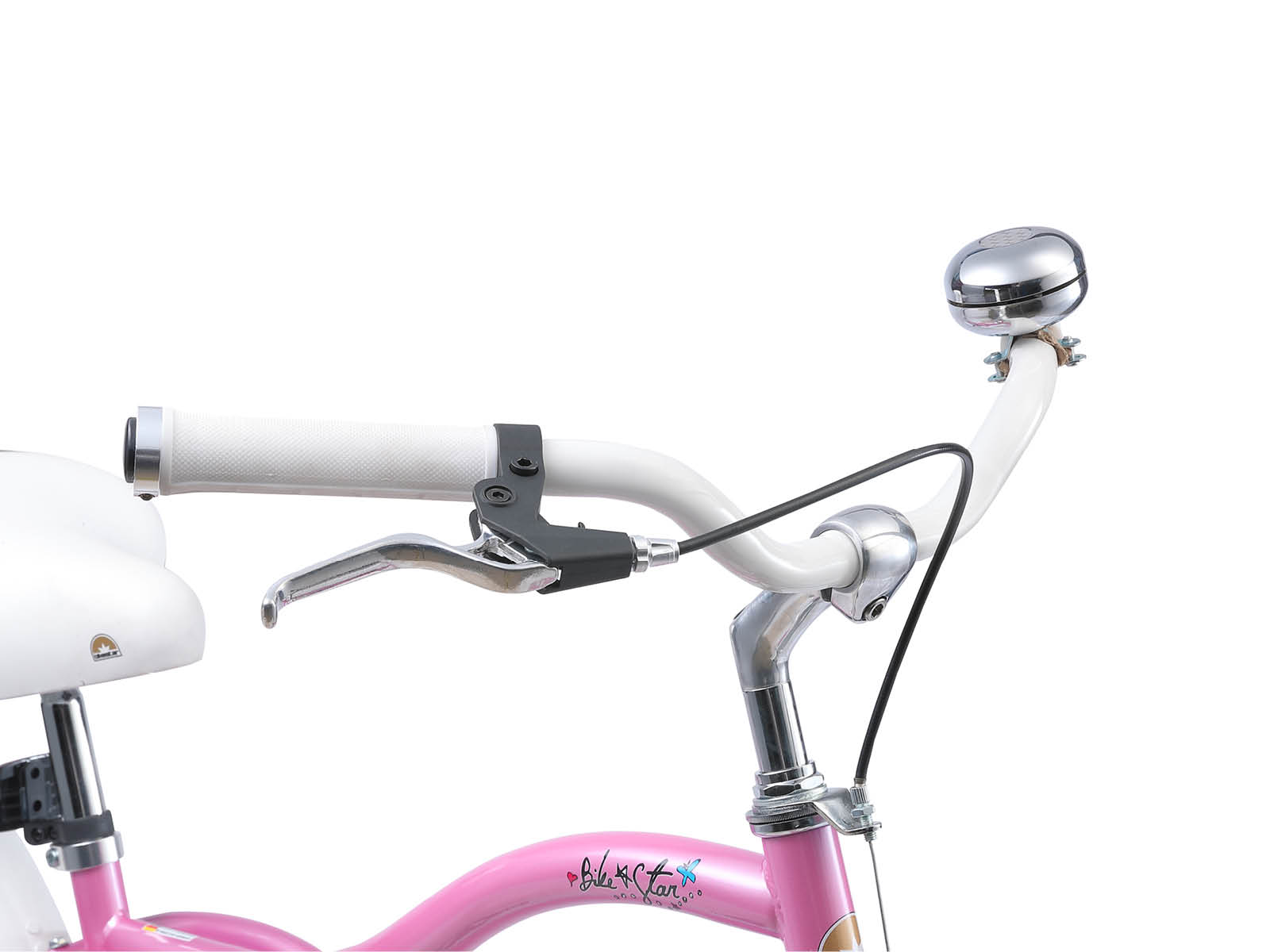 Bikestar kinderfiets Cruiser 24 inch roze - Afbeelding 4