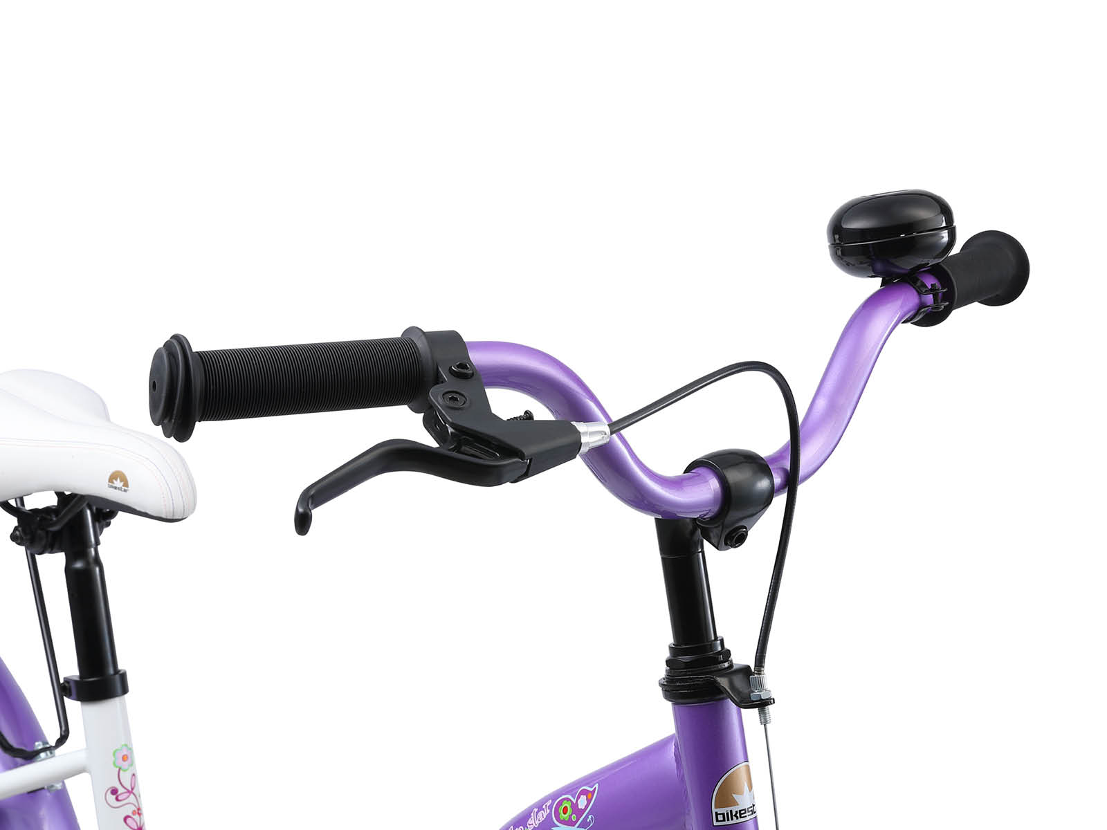 Bikestar kinderfiets Classic 24 inch lila/wit - Afbeelding 4