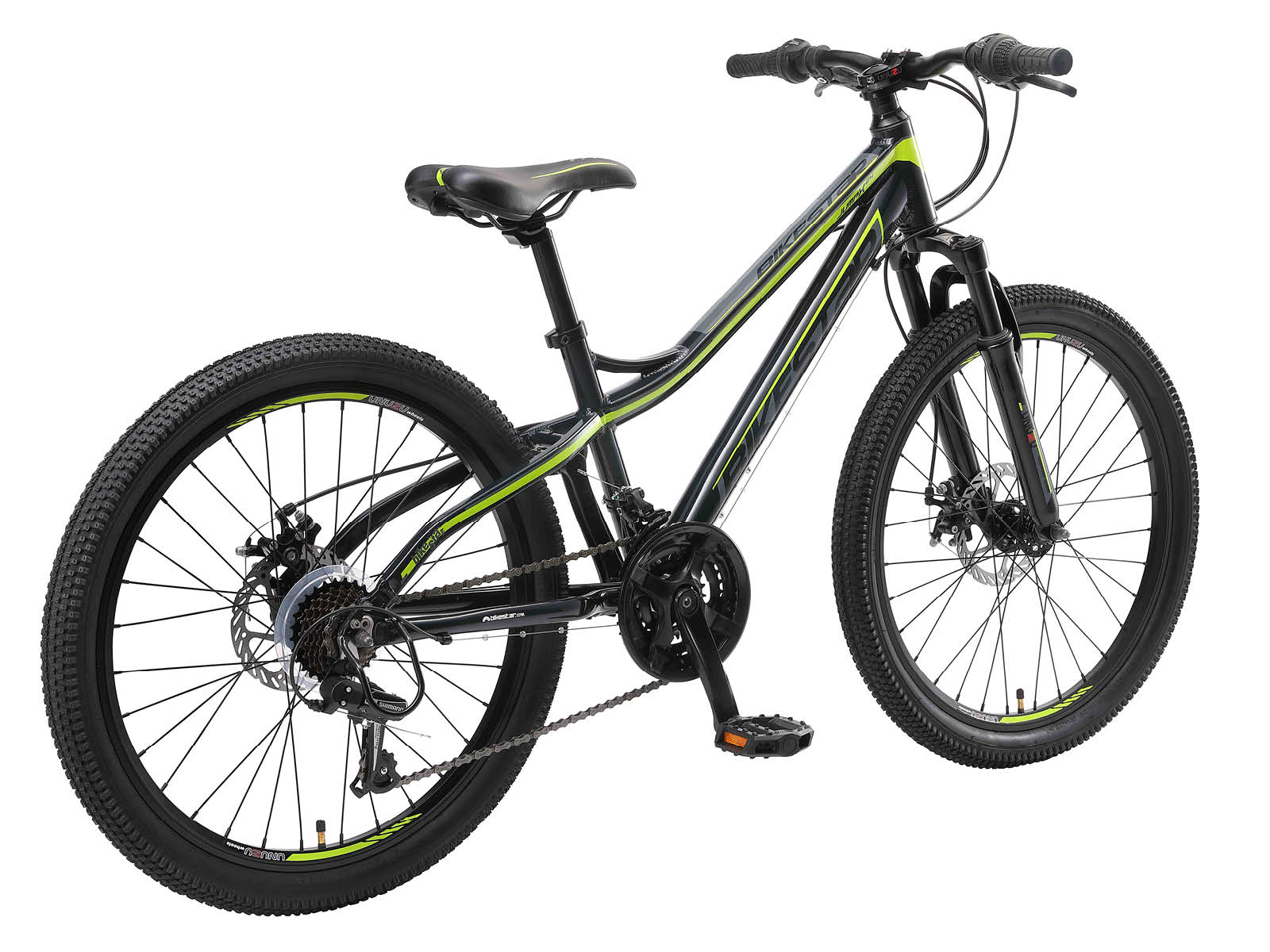 Bikestar hardtail MTB 21speed 24inch zwart/groen - Afbeelding 3