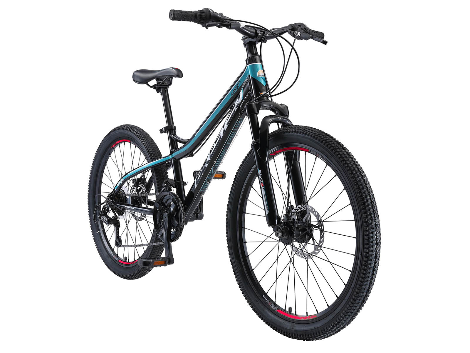 Bikestar hardtail MTB 21speed 24inch zwart/blauw - Afbeelding 2