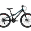 bikestar 24 inch MTB zwart/blauw