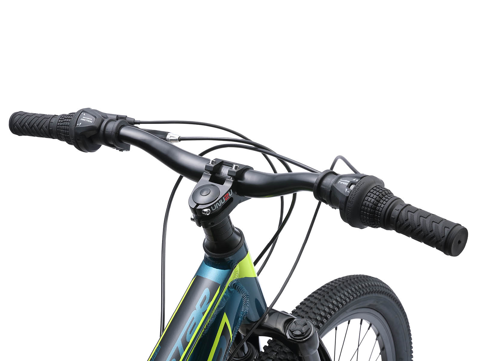 Bikestar hardtail MTB 21speed 24inch blauw/groen - Afbeelding 4