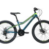 bikestar 24 inch MTB blauw/groen