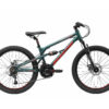 bikestar 24 inch MTB groen/rood