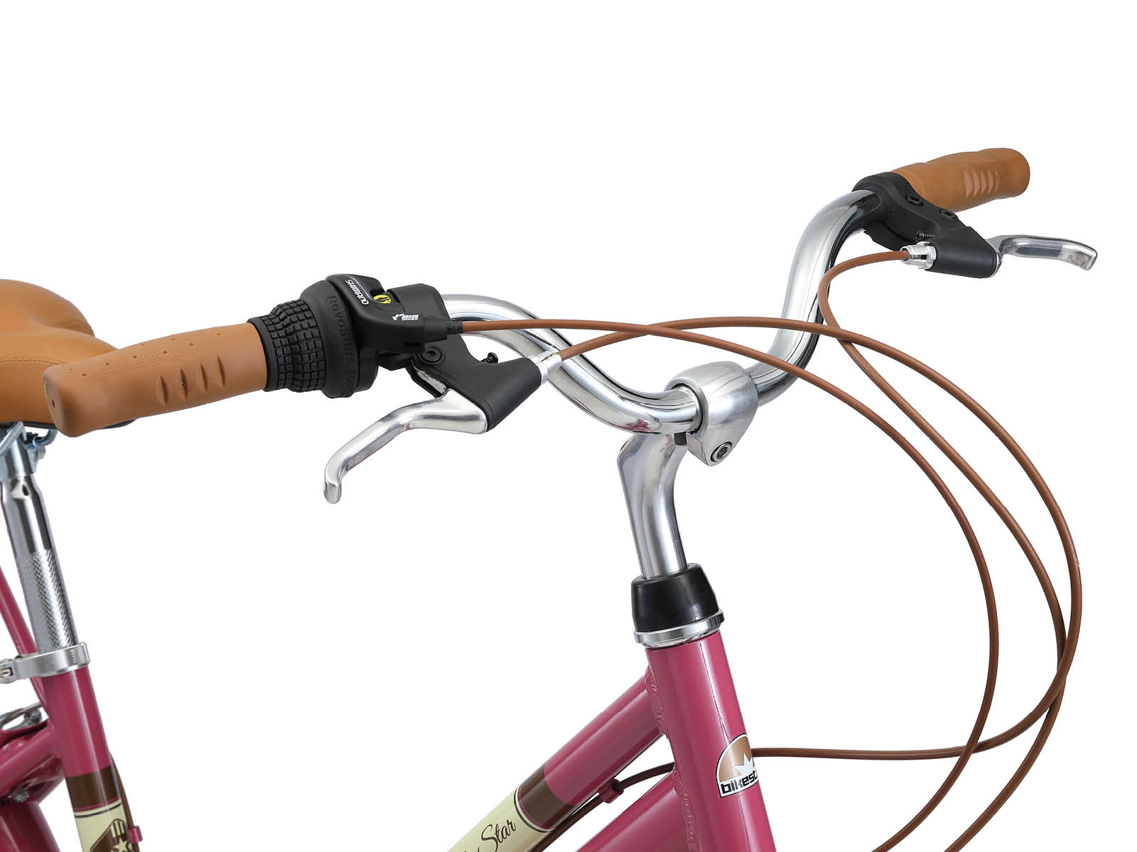 Bikestar, retro damesfiets, 26 inch, 7 sp derailleur, paars - Afbeelding 5