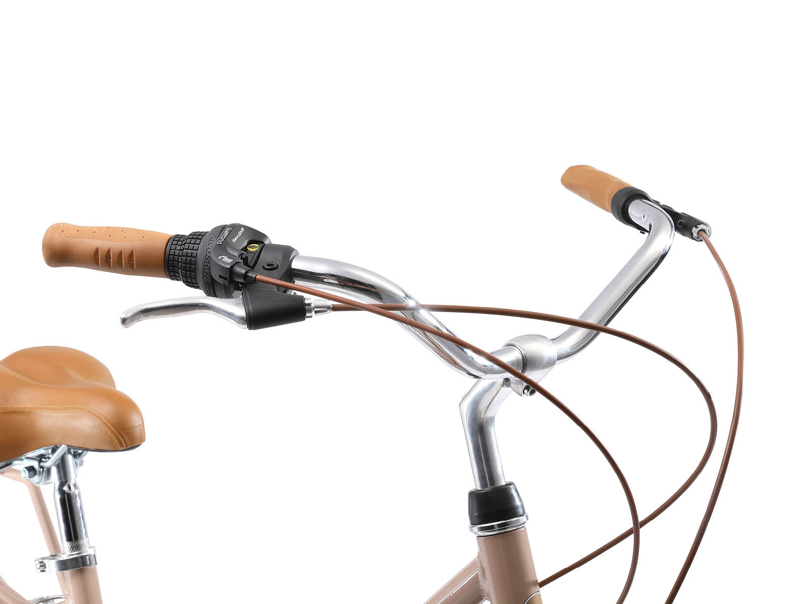 Bikestar, retro damesfiets, 26 inch, 7 sp derailleur, bruin - Afbeelding 6