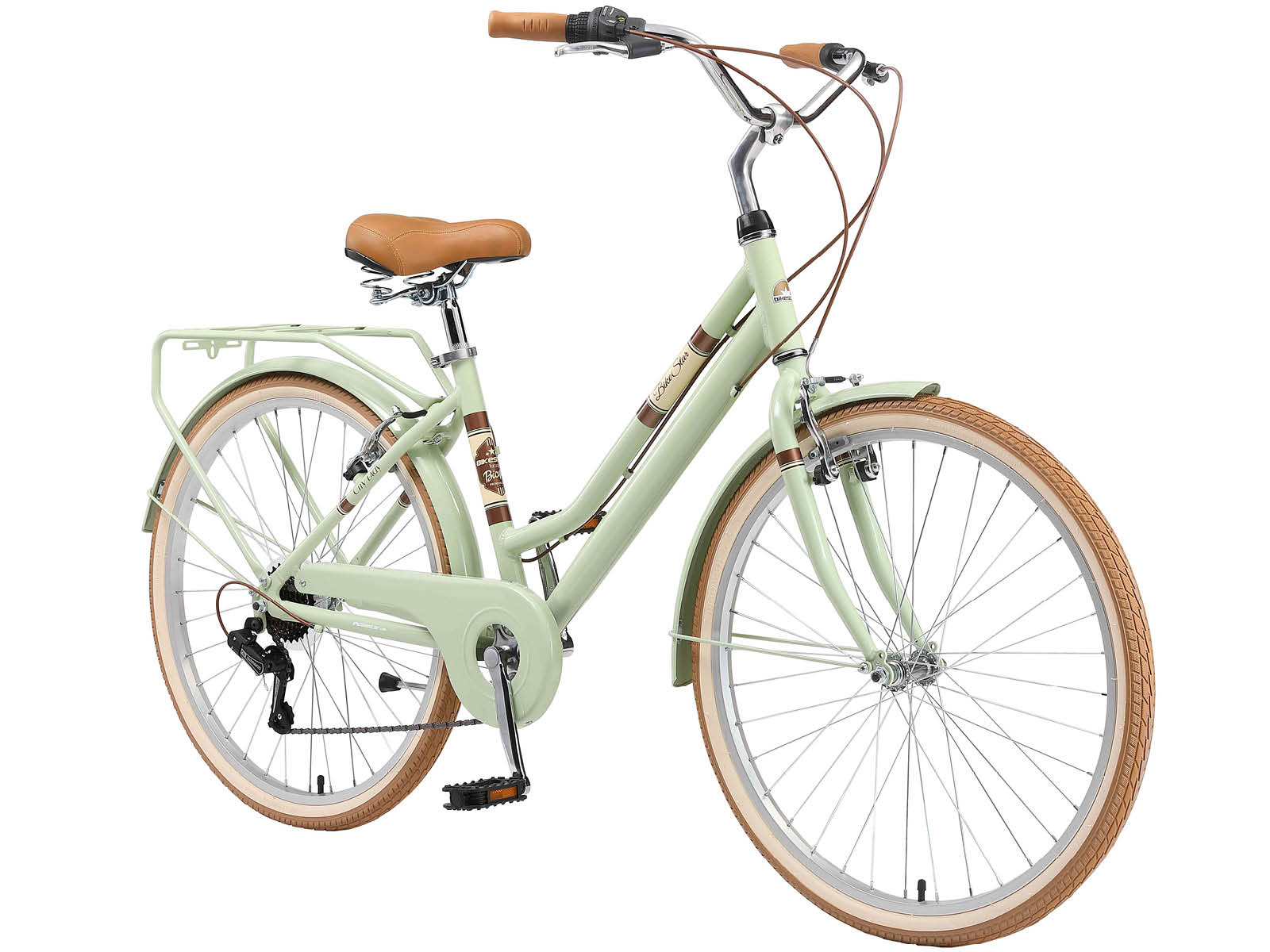 Bikestar, retro damesfiets, 26 inch, 7 sp derailleur, mint - Afbeelding 2