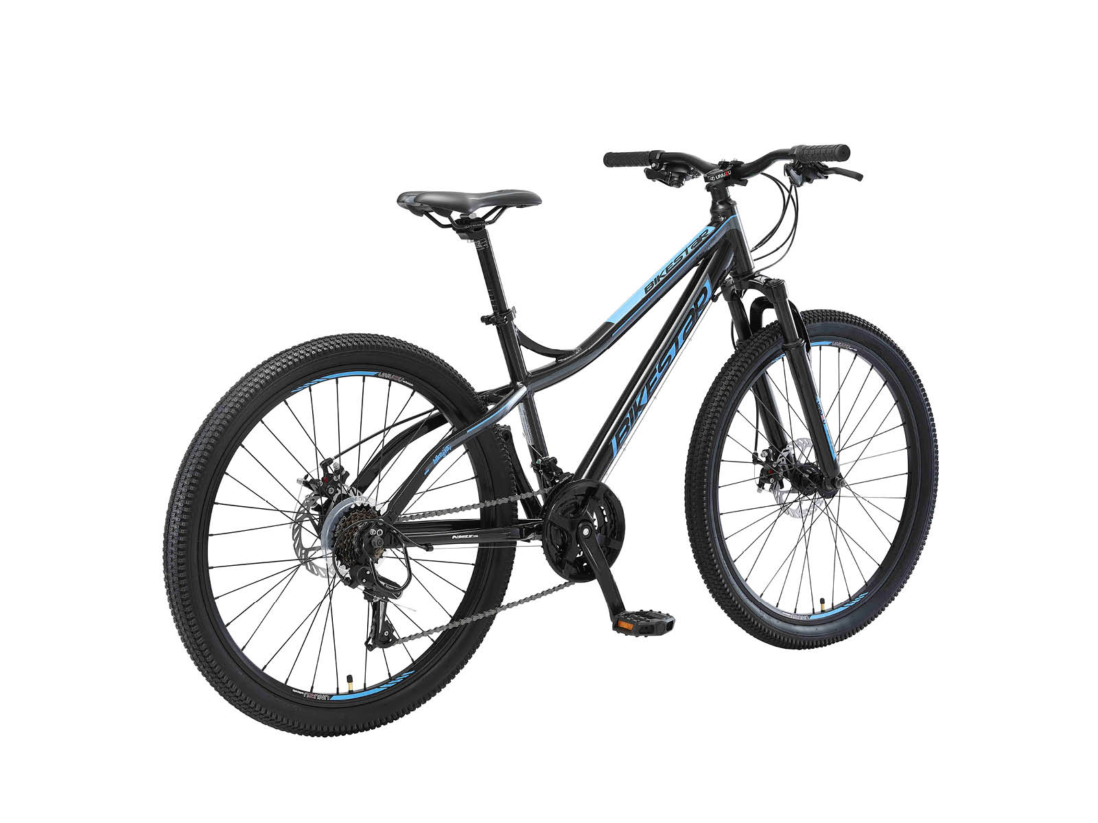 Bikestar Hardtail MTB Alu 26 inch 21 Speed Zwart/blauw - Afbeelding 3