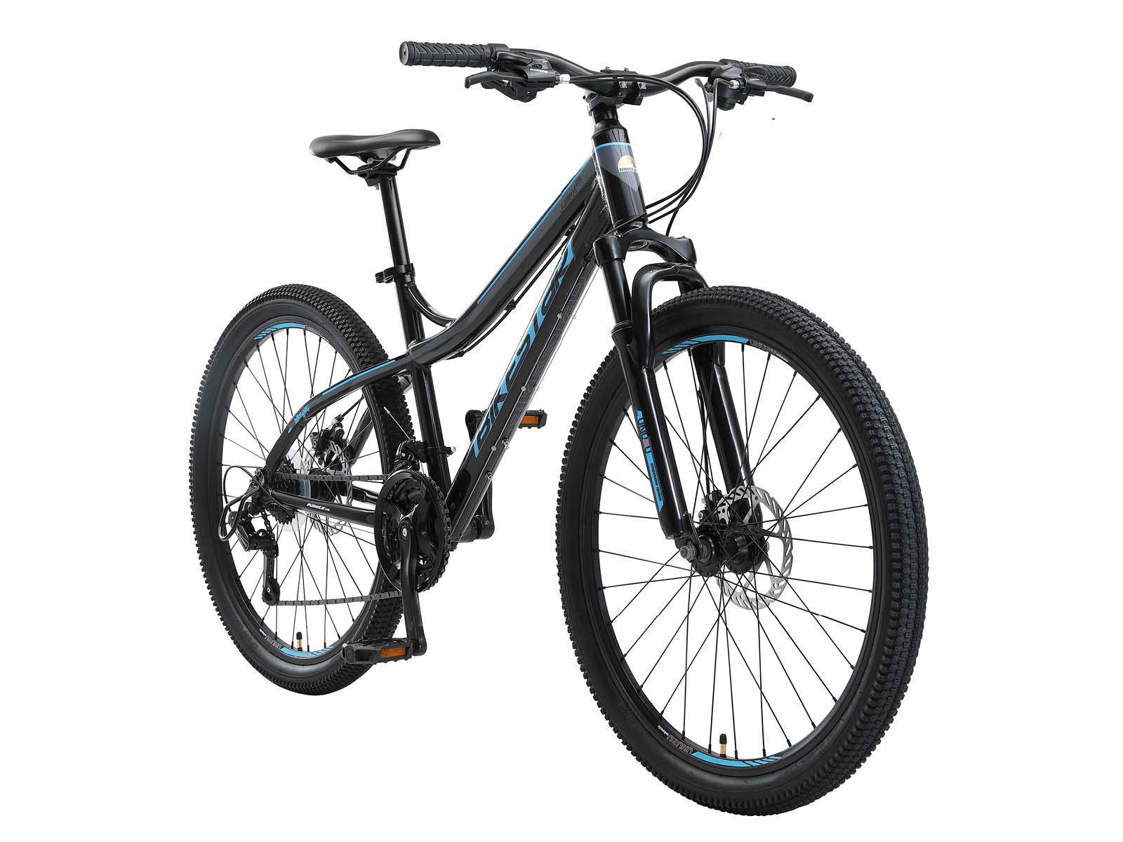Bikestar Hardtail MTB Alu 26 inch 21 Speed Zwart/blauw - Afbeelding 2