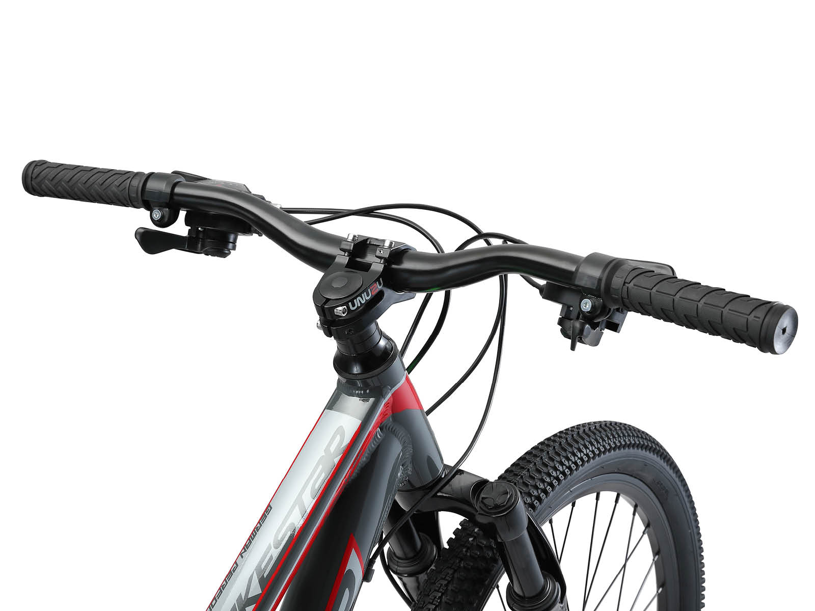 Bikestar Hardtail MTB Alu 26 inch 21 Speed Grijs/Rood - Afbeelding 4