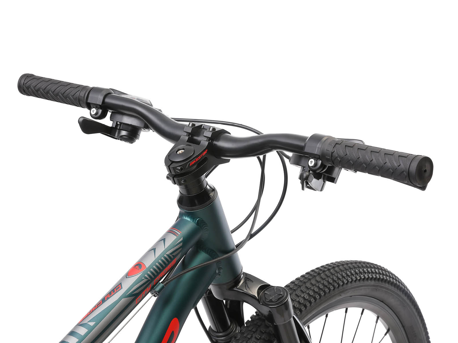 Bikestar Fully MTB Alu 26 inch 21 Speed groen/rood - Afbeelding 4