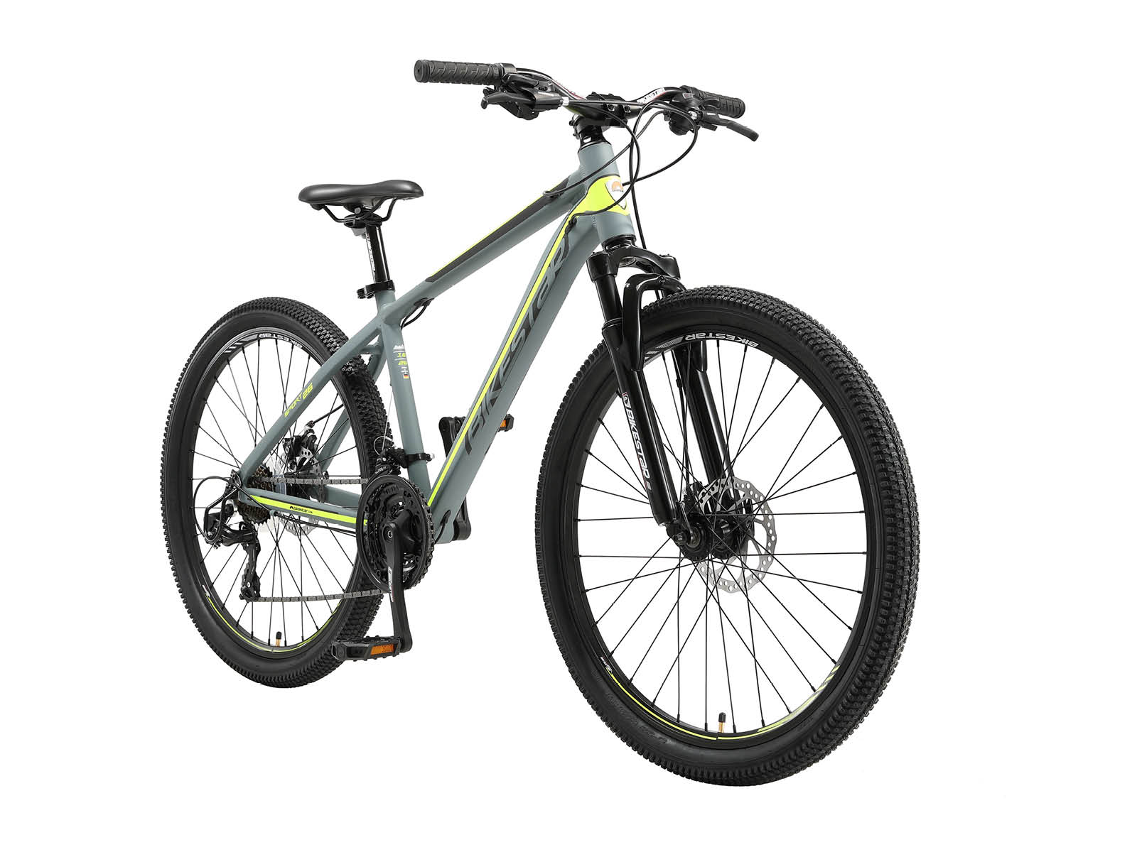 Bikestar Hardtail MTB Alu Sport M 26 inch 21 speed grijs/groen - Afbeelding 2