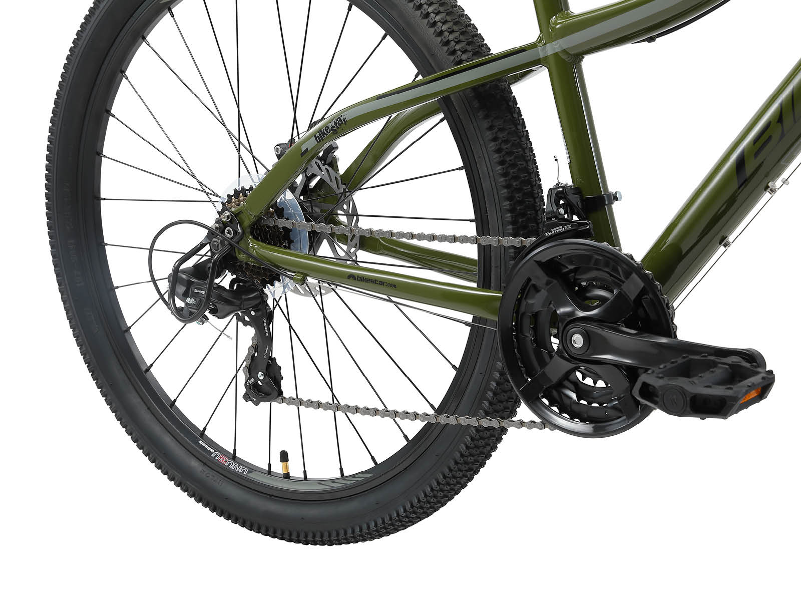 Bikestar Hardtail MTB Alu 27.5 inch 21 speed Olijfgroen - Afbeelding 5