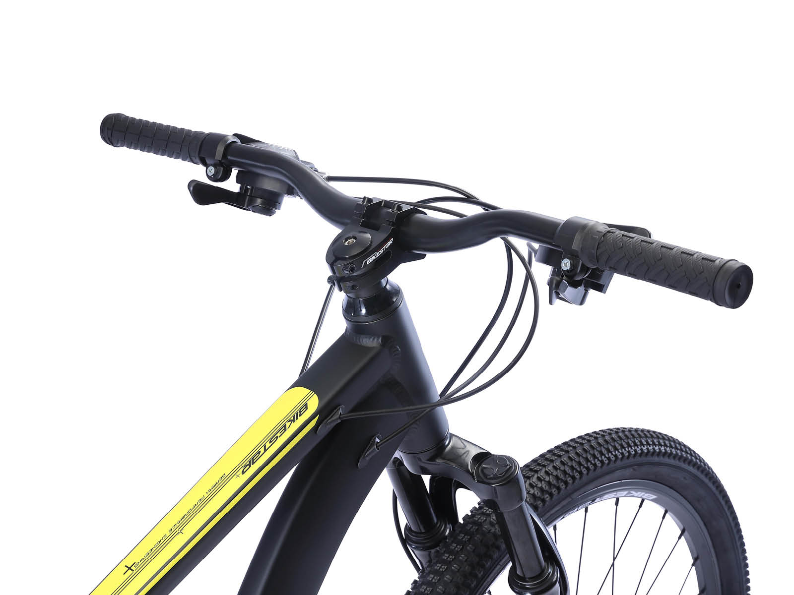 Bikestar Hardtail MTB Alu Sport M 27.5 inch 21 speed Zwart/geel - Afbeelding 4