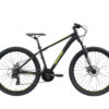 bikestar 27 inch MTB zwart/geel