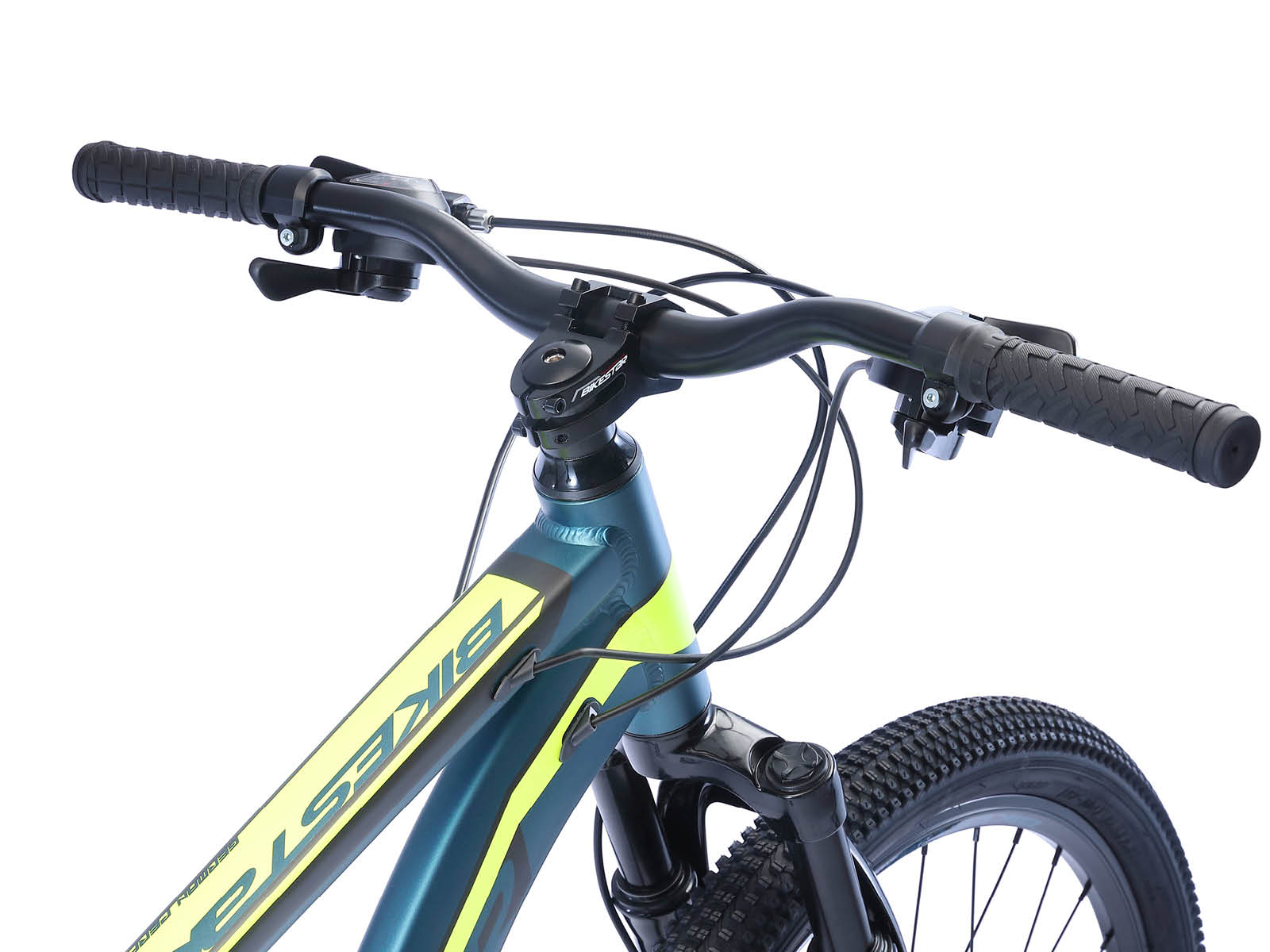 Bikestar Hardtail MTB Alu Sport M 27.5 inch 21 speed Blauw/groen - Afbeelding 4