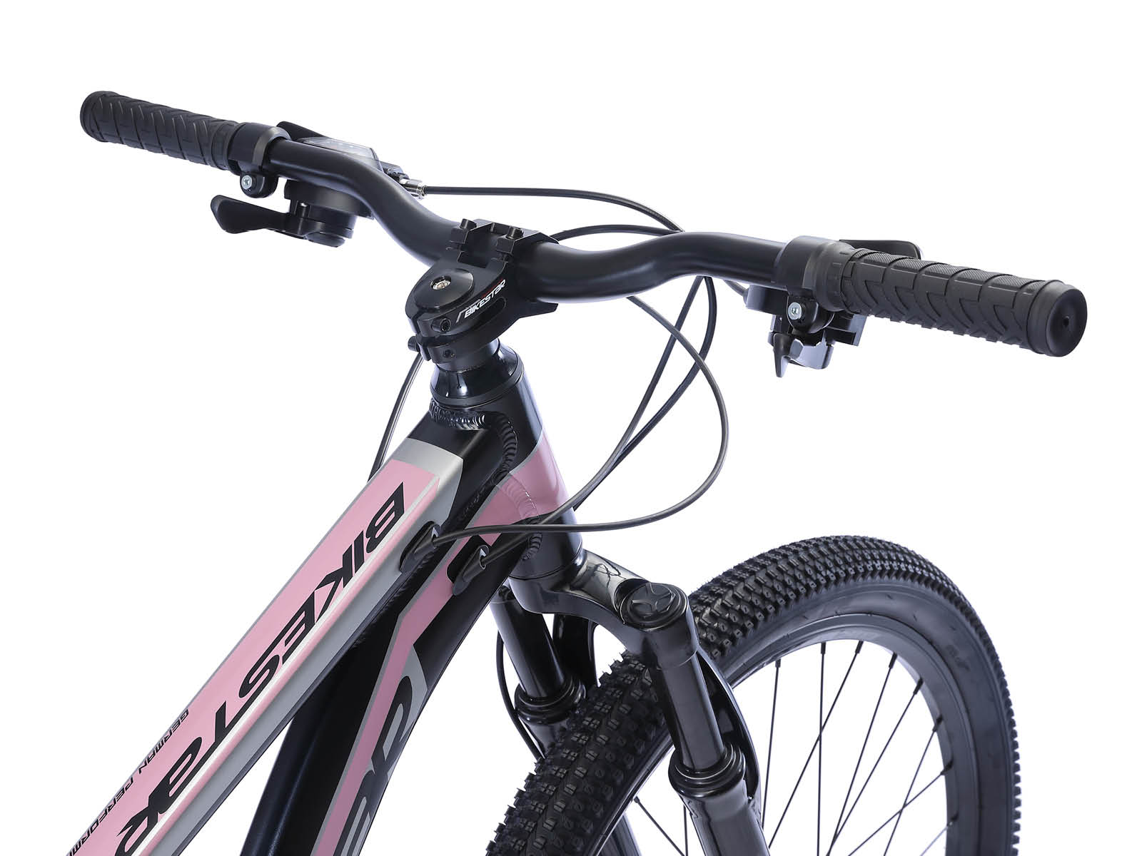 Bikestar Hardtail MTB Alu Sport S 27.5 inch 21 speed Zwart/roze - Afbeelding 4