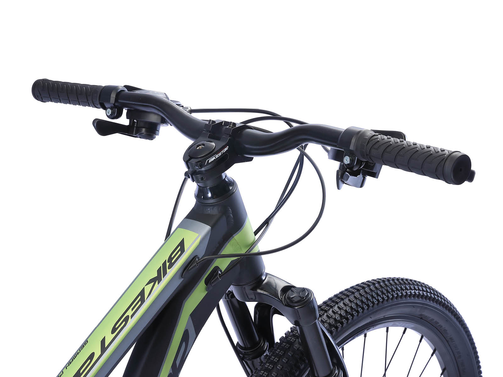 Bikestar Hardtail MTB Alu Sport S 27.5 inch 21 speed Zwart/groen - Afbeelding 4