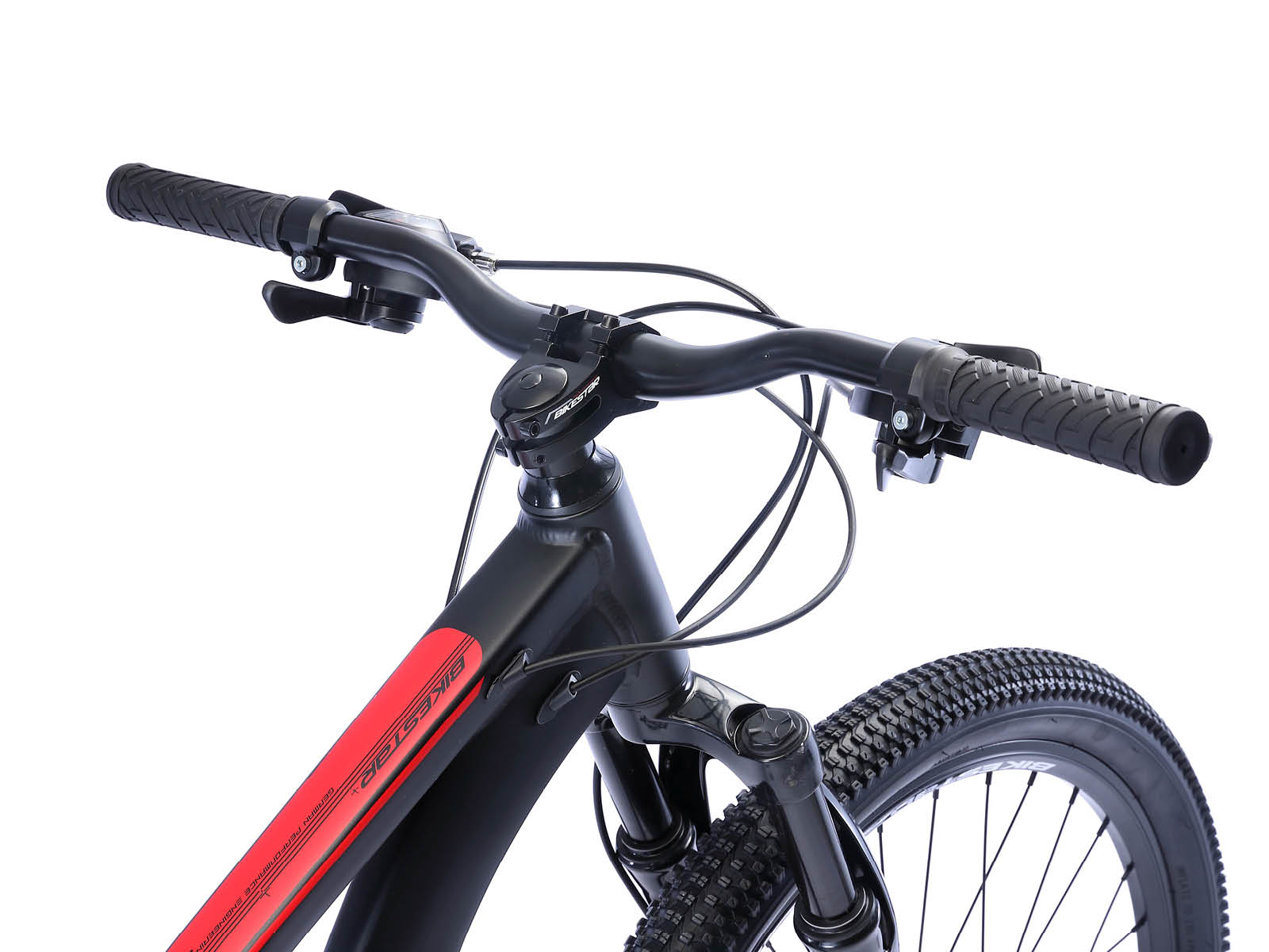 Bikestar Hardtail MTB Alu Sport S 27.5 inch 21 speed Zwart/rood - Afbeelding 4