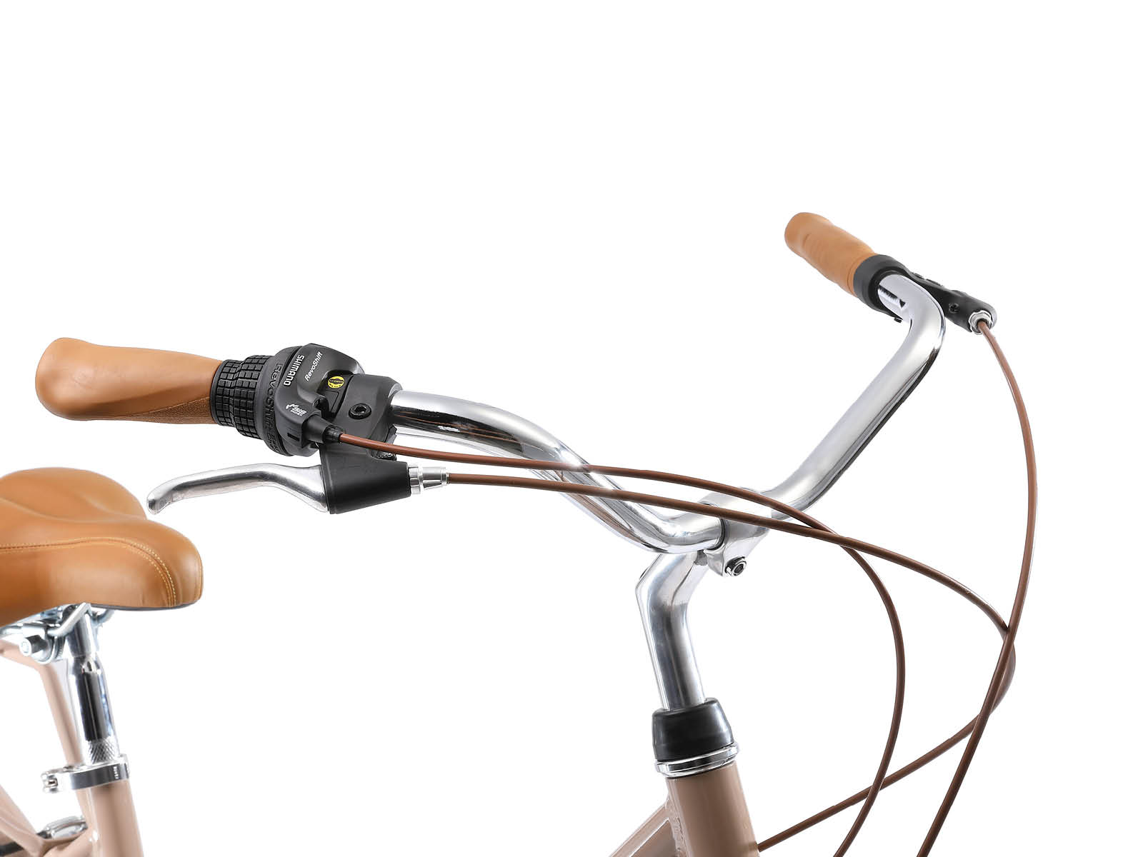 Bikestar retro damesfiets, 28 inch, 7 sp derailleur, bruin - Afbeelding 6