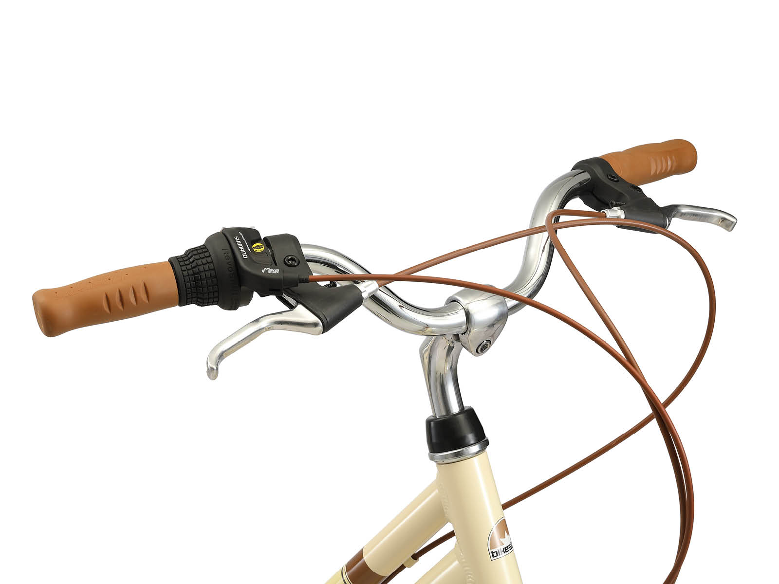 Bikestar retro damesfiets, 28 inch, 7 sp derailleur, beige - Afbeelding 5