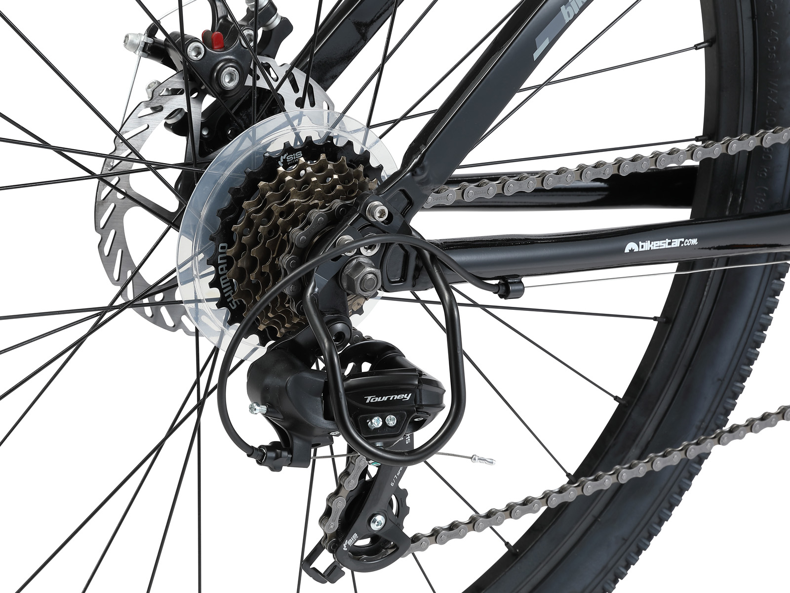 Bikestar Hardtail MTB Alu 29 inch 21 speed Zwart - Afbeelding 4