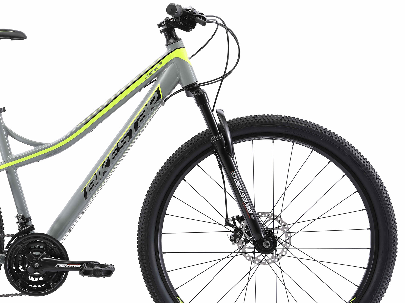 Bikestar Hardtail MTB Alu 29 Inch 21 Speed Grijs - Afbeelding 6