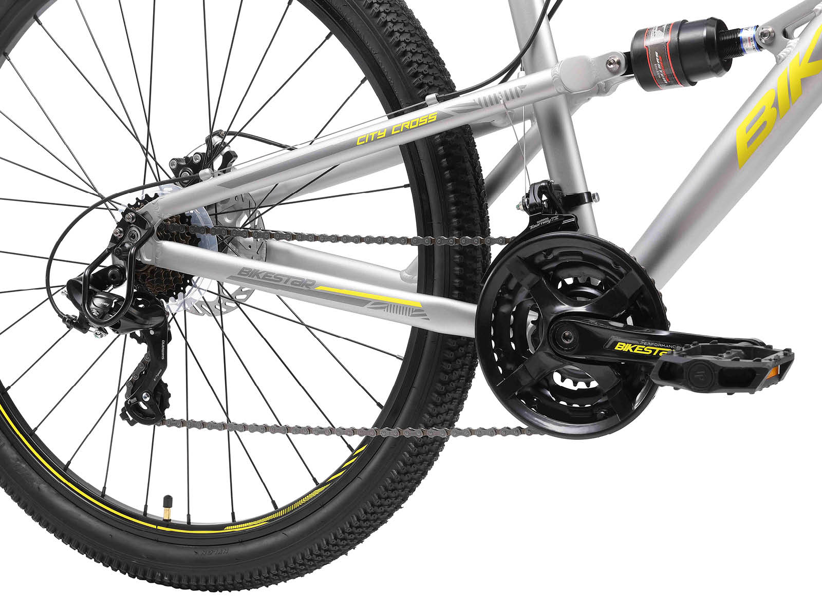 Bikestar Fully MTB Alu 29 Inch 21 Speed zilver - Afbeelding 5