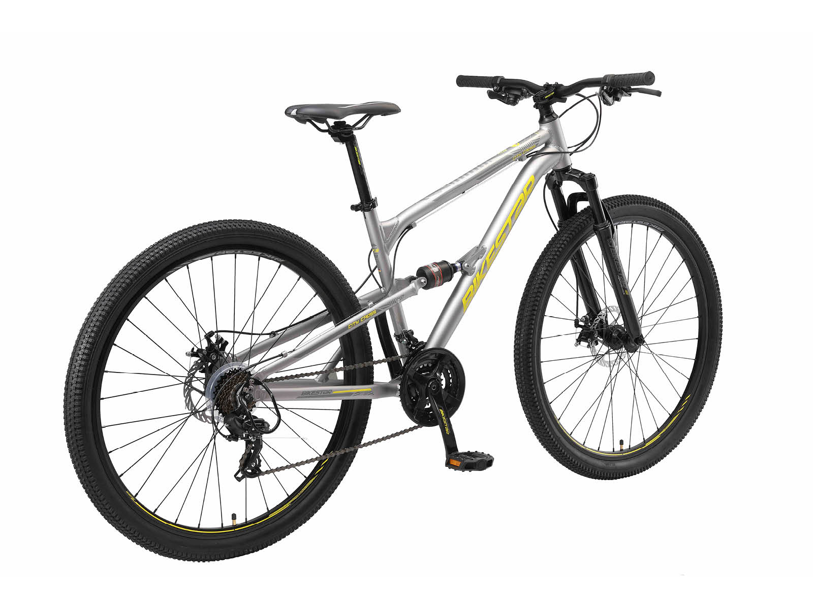 Bikestar Fully MTB Alu 29 Inch 21 Speed zilver - Afbeelding 3