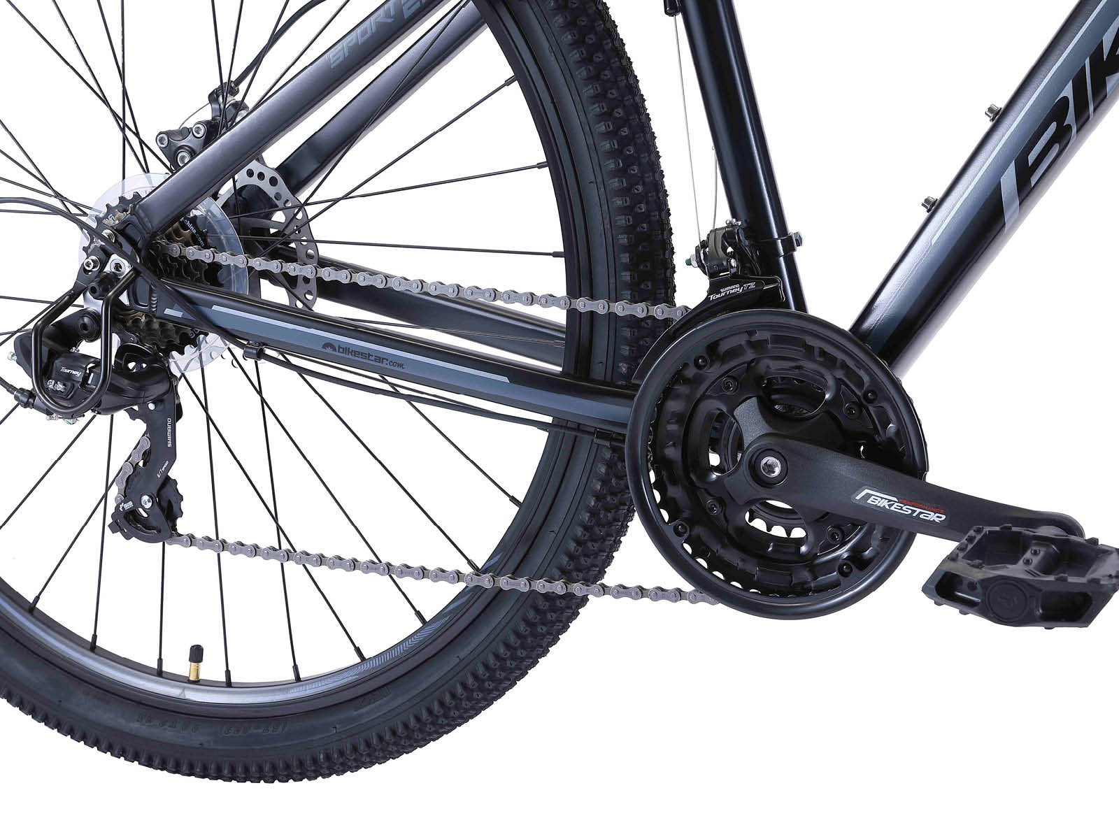 Bikestar Hardtail MTB Alu Sport 29 inch 21 speed Blauw - Afbeelding 5