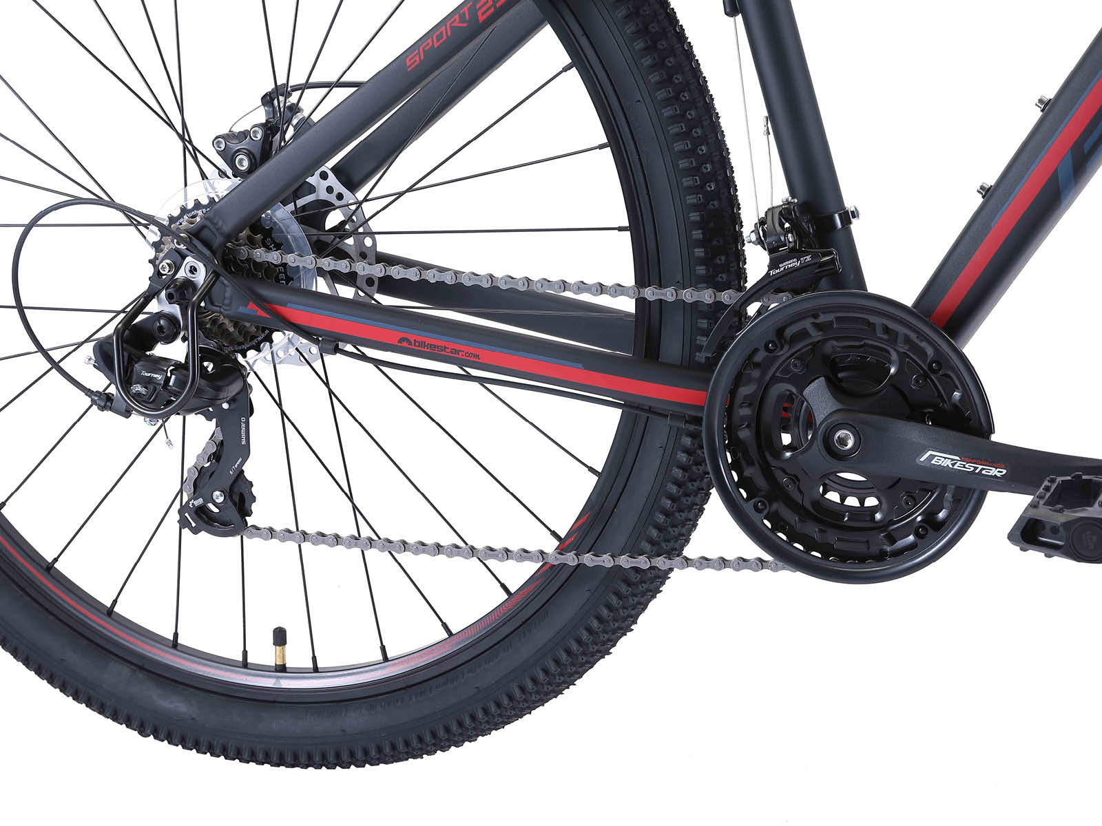 Bikestar Hardtail MTB Alu Sport 29 inch 21 speed Zwart - Afbeelding 5