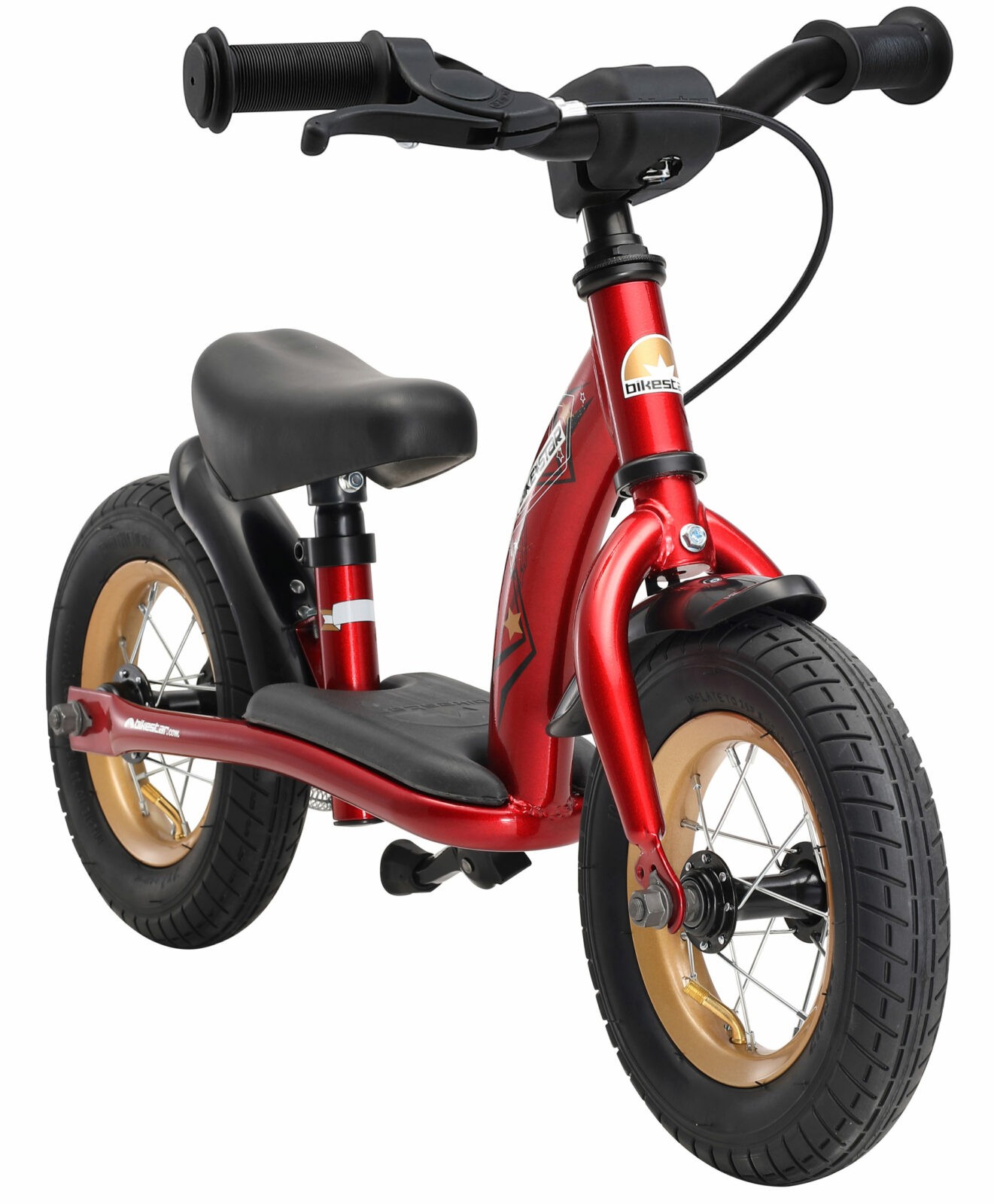 Bikestar, Classic, 10 inch loopfiets, rood - Afbeelding 2