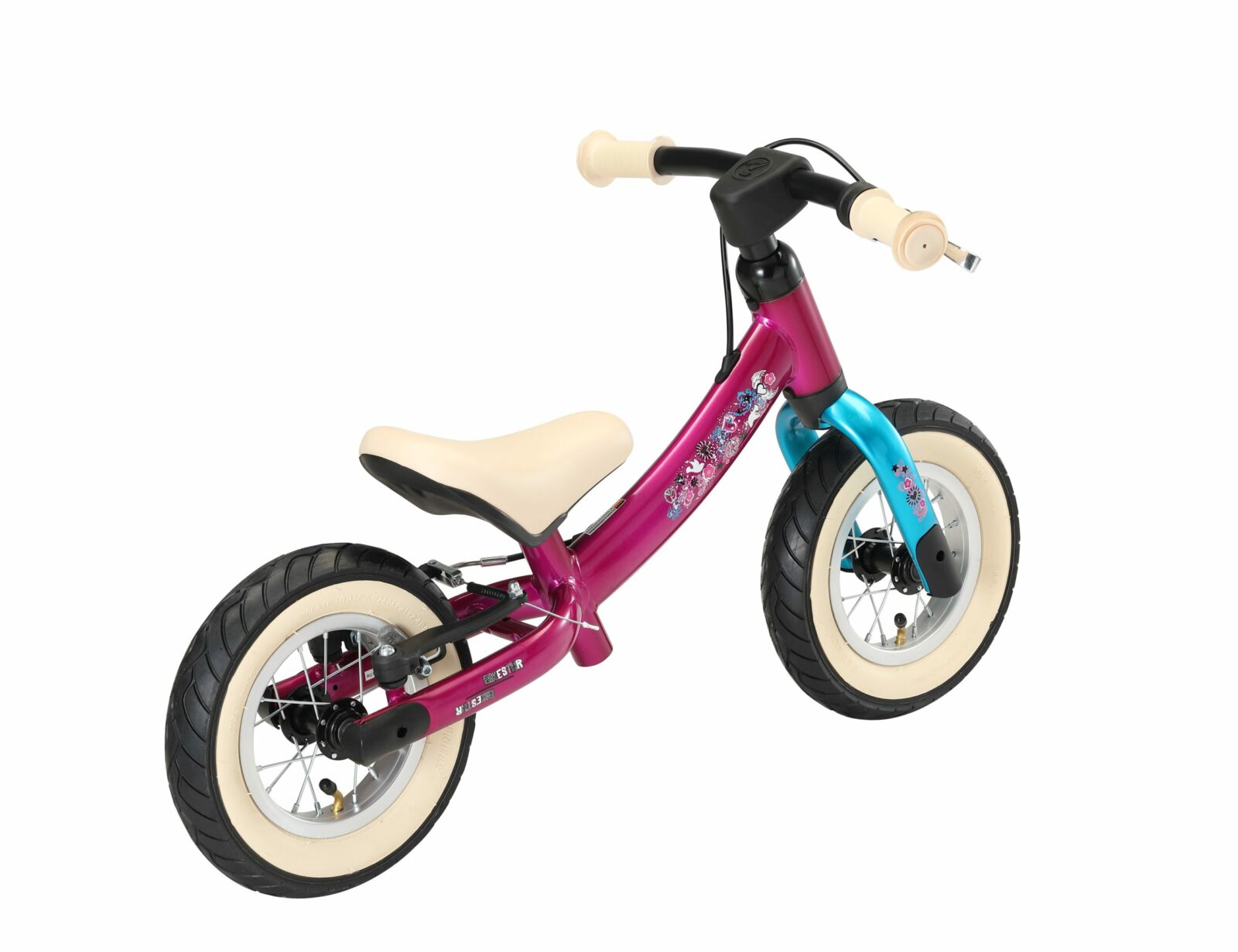 Bikestar meegroei loopfiets Sport 10 inch, paars/turquoise - Afbeelding 7