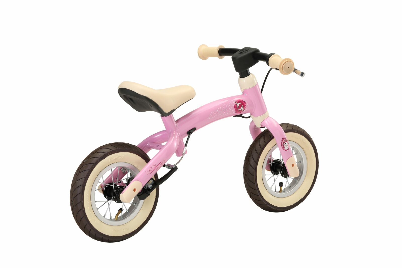 Bikestar meegroei loopfiets Sport 10 inch, roze/eenhoorn - Afbeelding 8