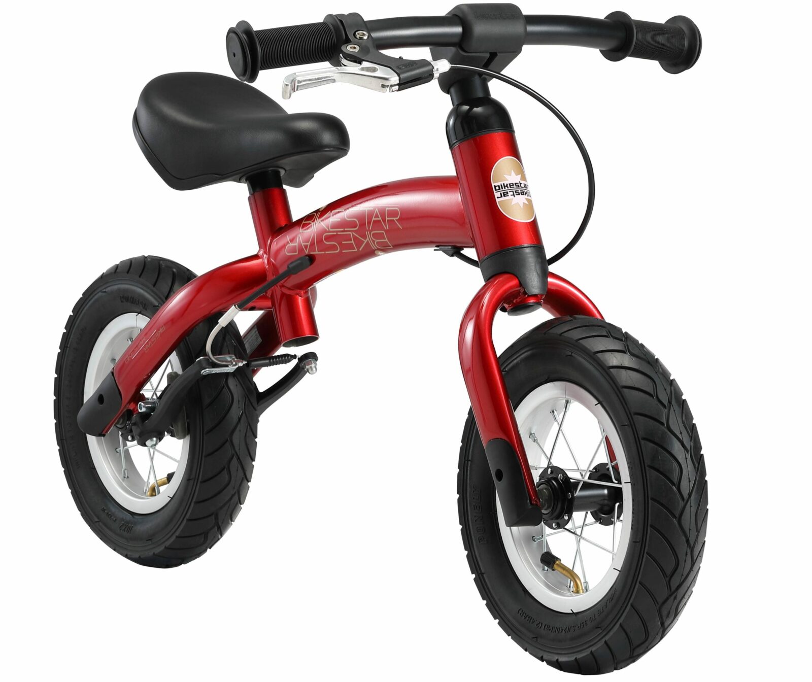 Bikestar meegroei loopfiets Sport 10 inch, rood - Afbeelding 2