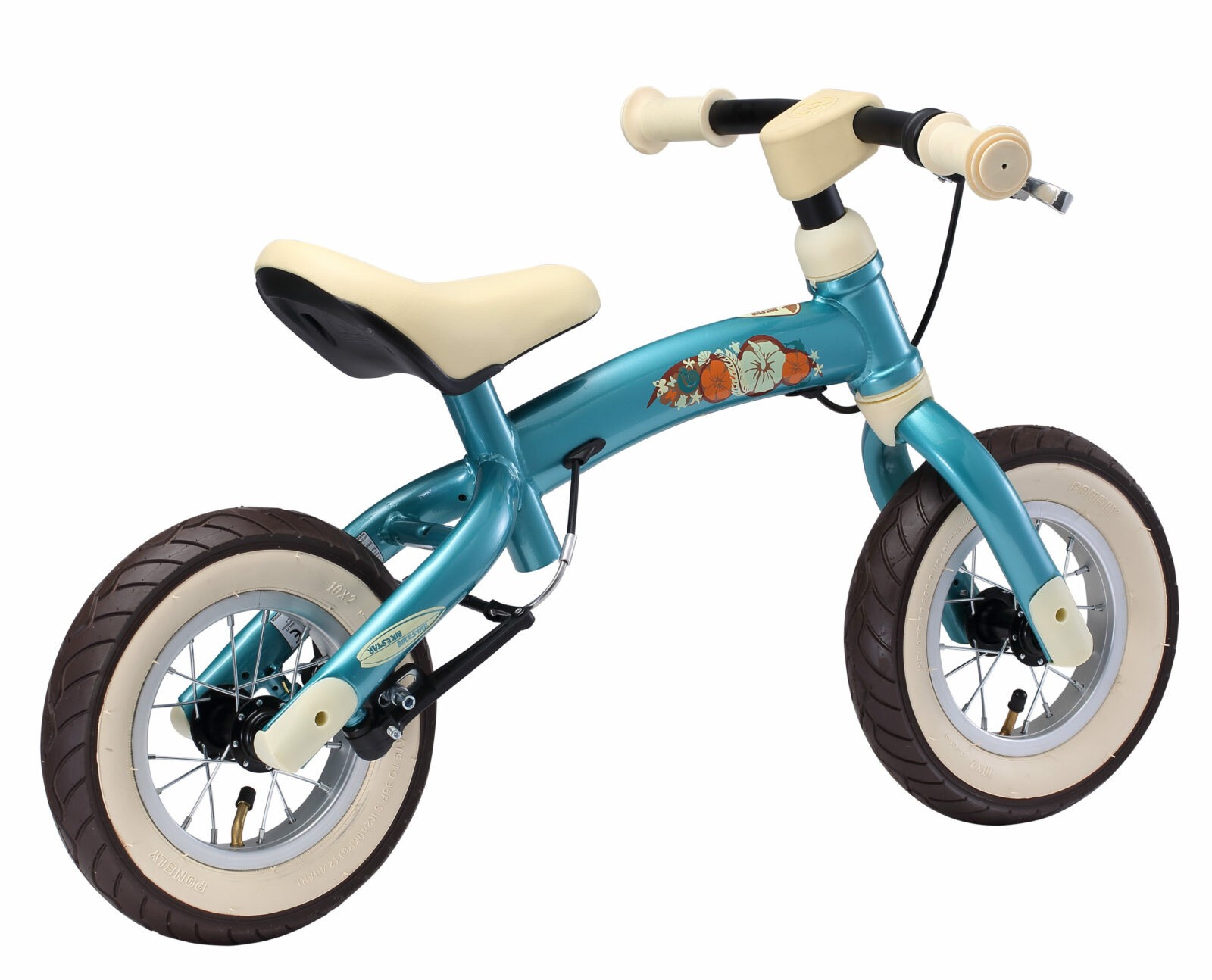 Bikestar meegroei loopfiets Sport 10 inch, turquoise - Afbeelding 10