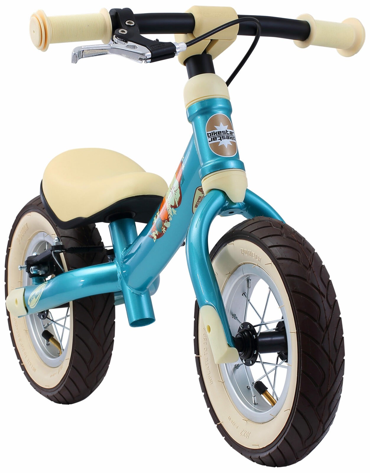 Bikestar meegroei loopfiets Sport 10 inch, turquoise - Afbeelding 2