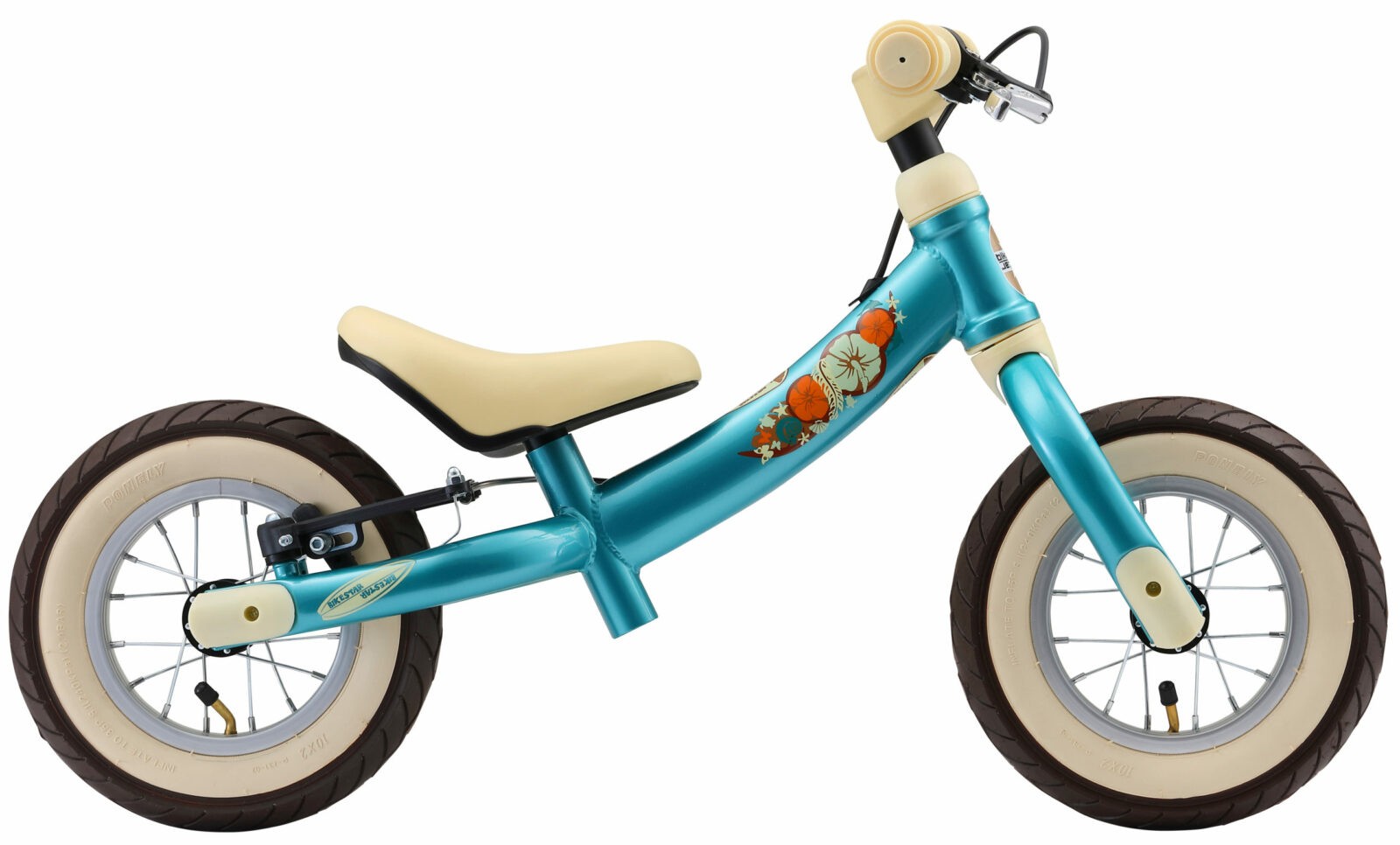 Bikestar meegroei loopfiets Sport 10 inch, turquoise - Afbeelding 3