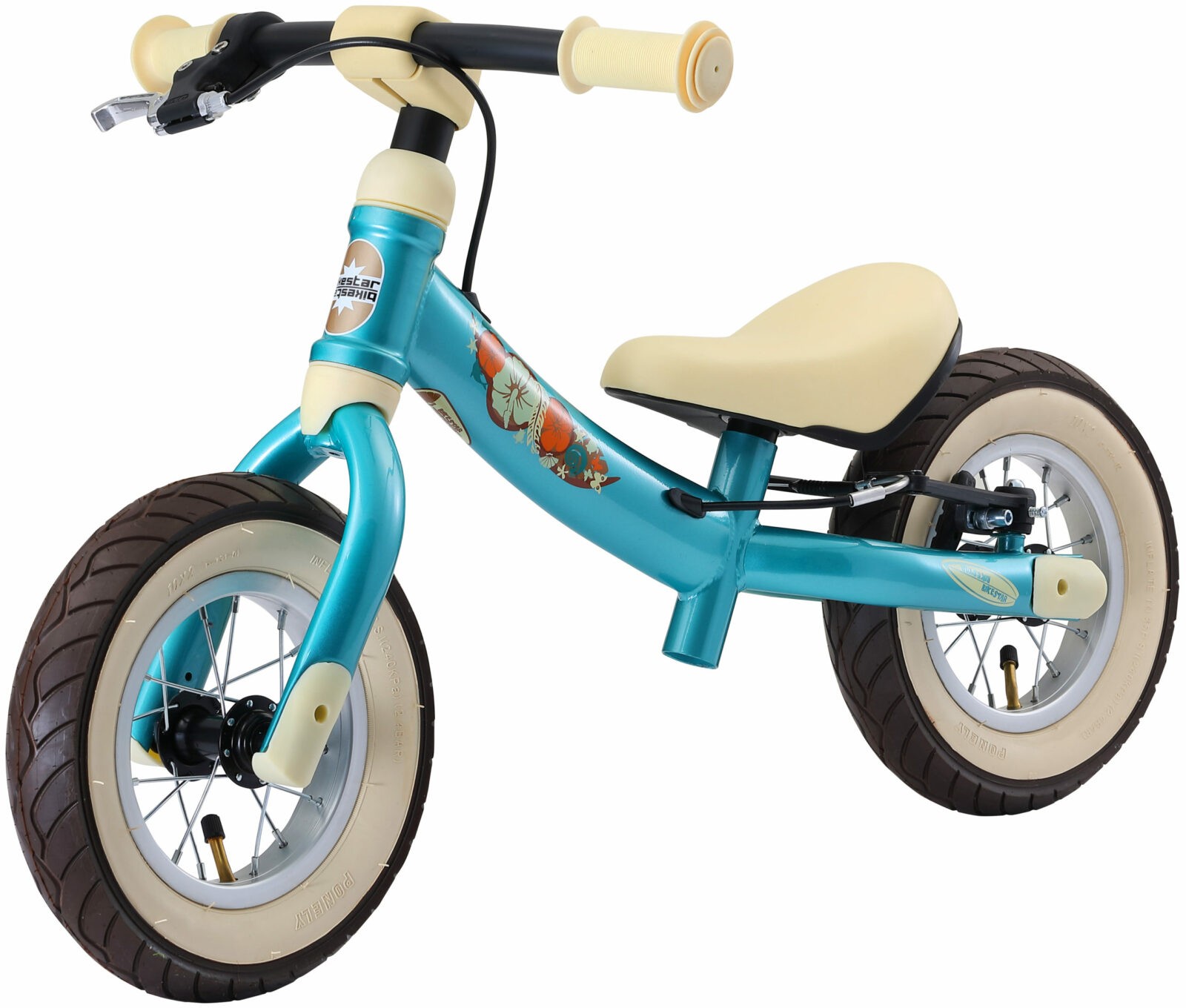 Bikestar meegroei loopfiets Sport 10 inch, turquoise - Afbeelding 4