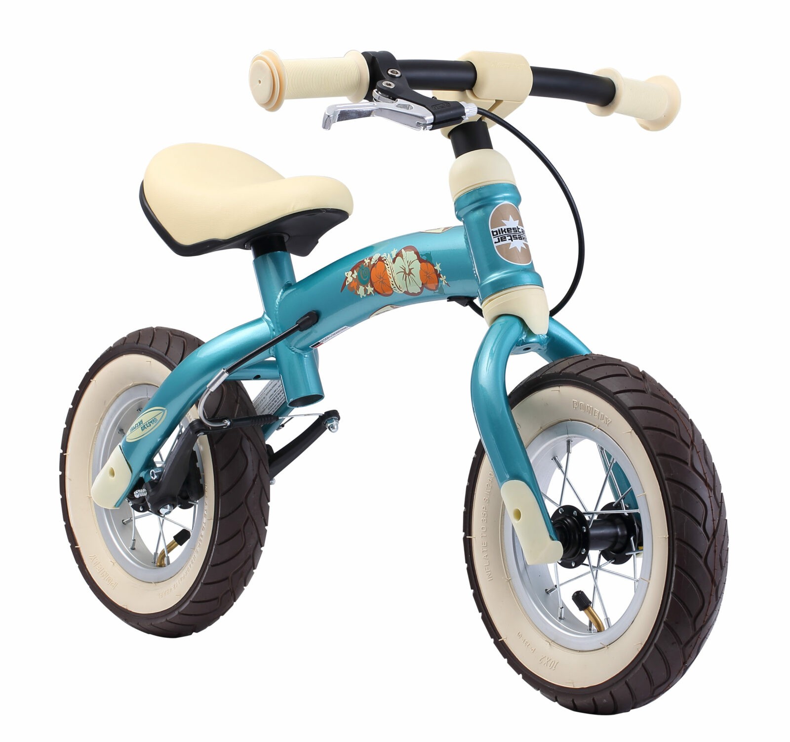 Bikestar meegroei loopfiets Sport 10 inch, turquoise - Afbeelding 6