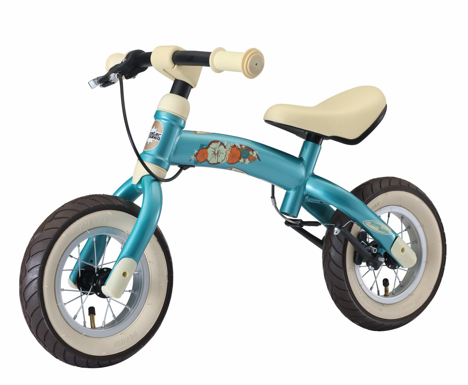Bikestar meegroei loopfiets Sport 10 inch, turquoise - Afbeelding 9