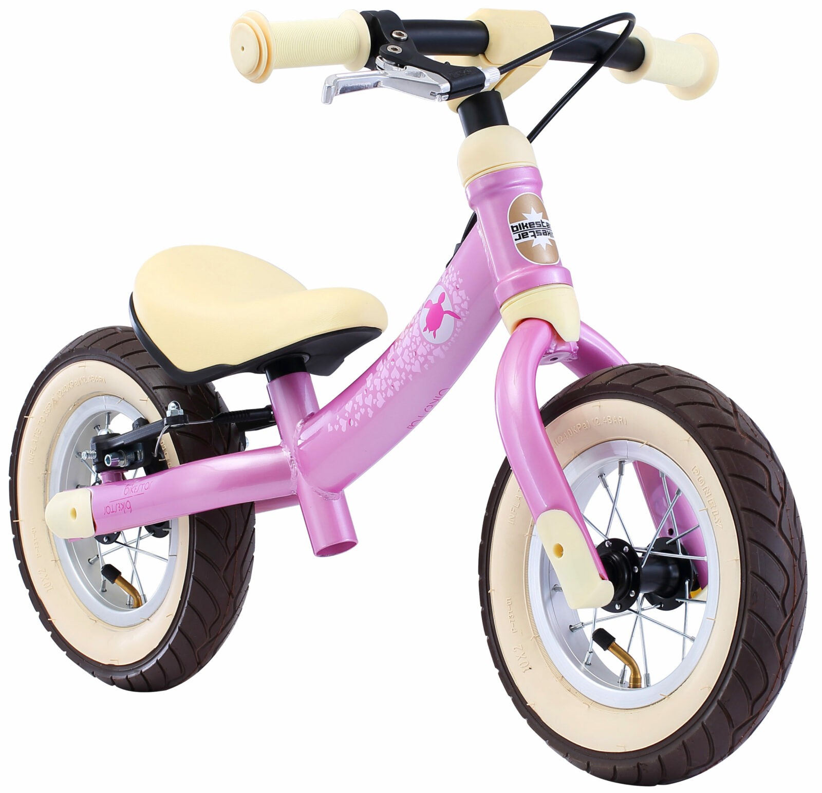 Bikestar meegroei loopfiets Sport 10 inch, roze