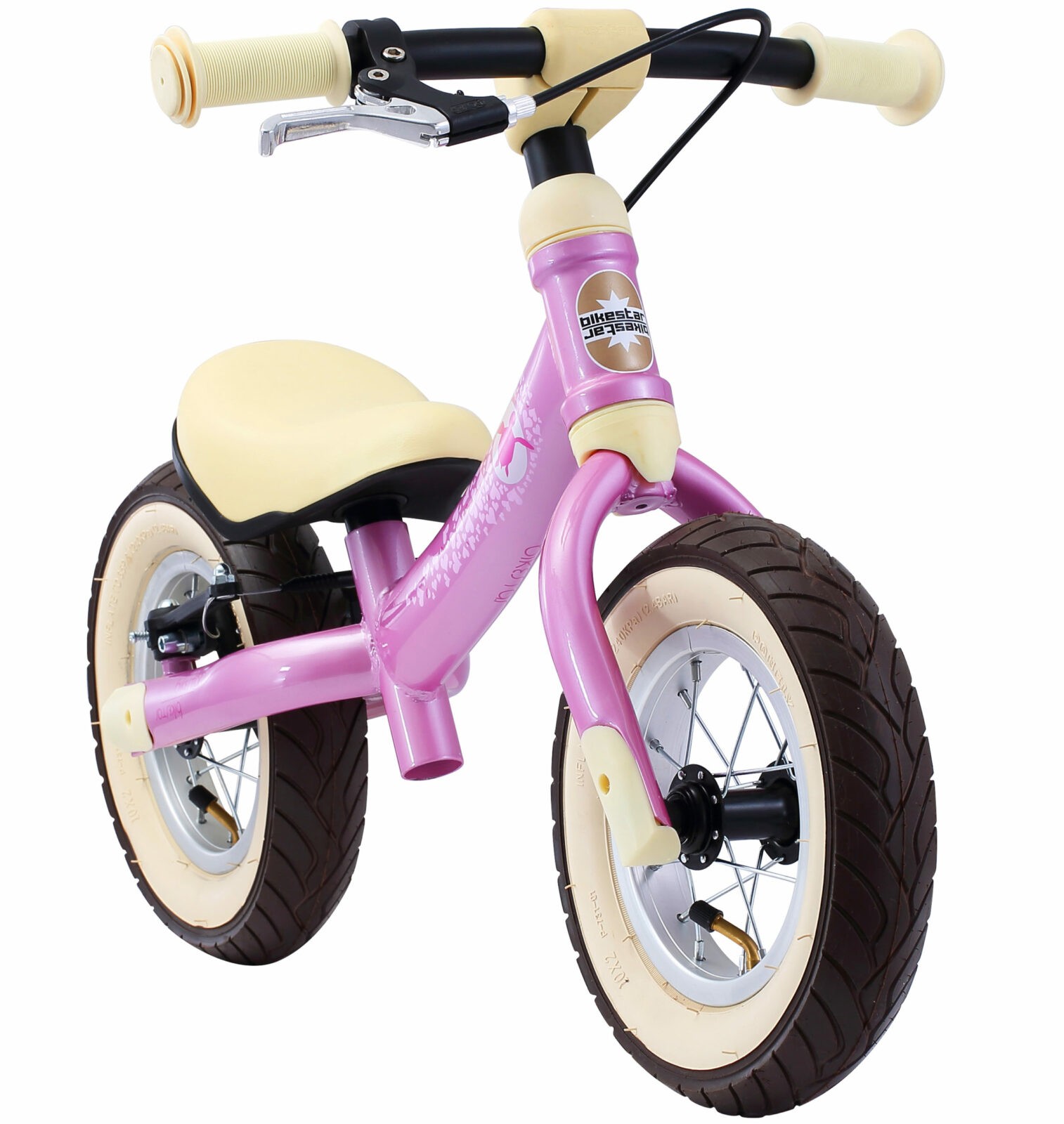 Bikestar meegroei loopfiets Sport 10 inch, roze - Afbeelding 2
