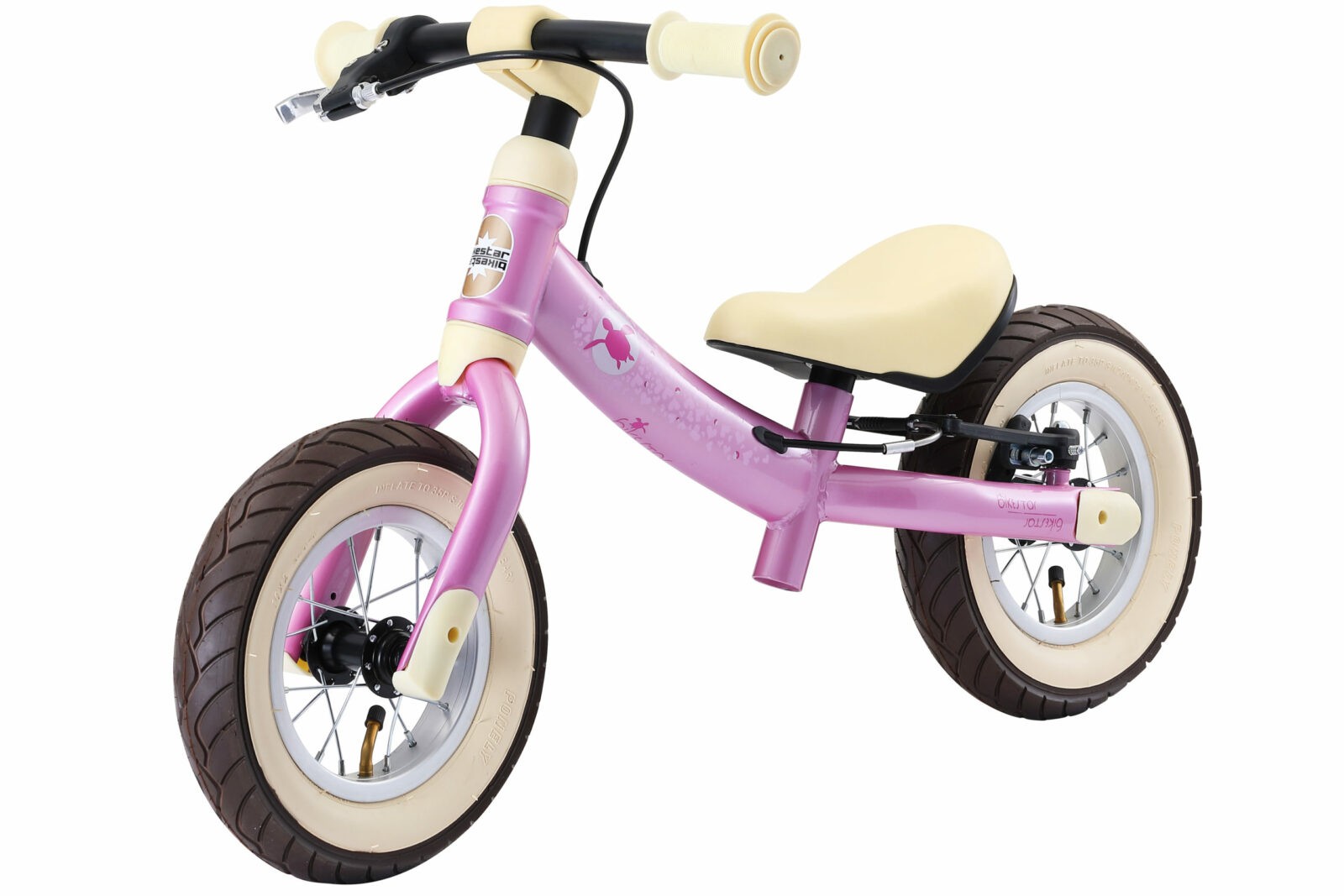 Bikestar meegroei loopfiets Sport 10 inch, roze - Afbeelding 4