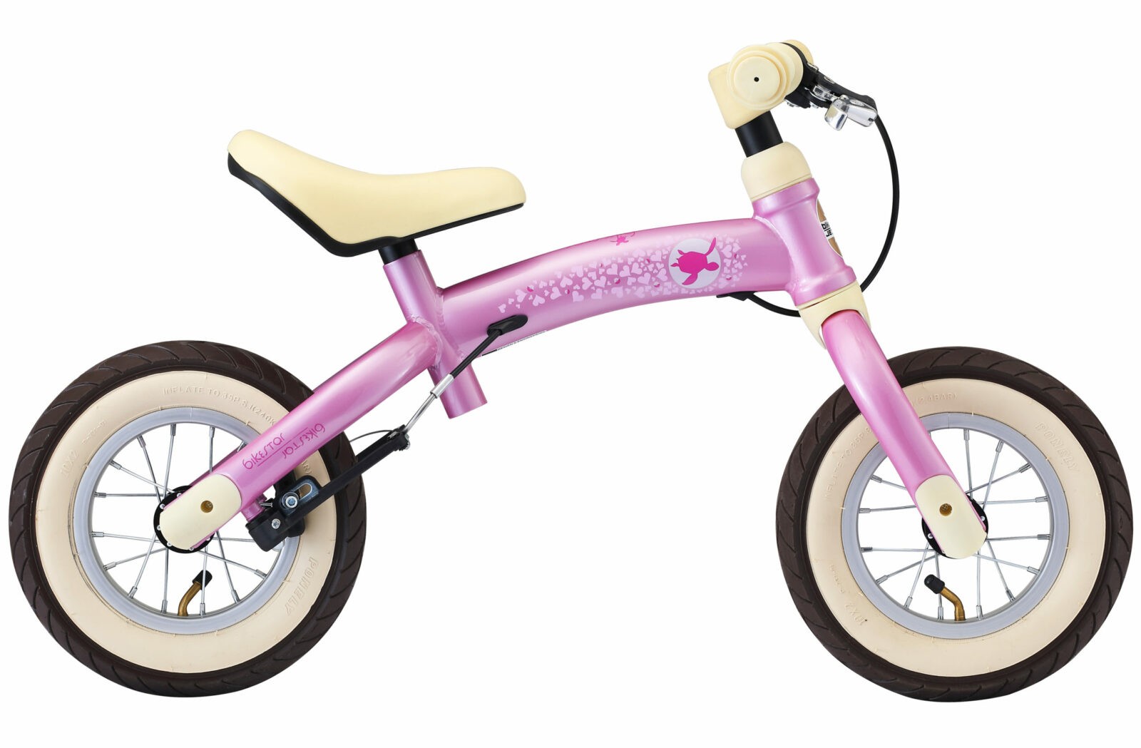 Bikestar meegroei loopfiets Sport 10 inch, roze - Afbeelding 8