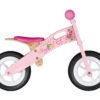 bikestar houten loopfiets 10 inch roze
