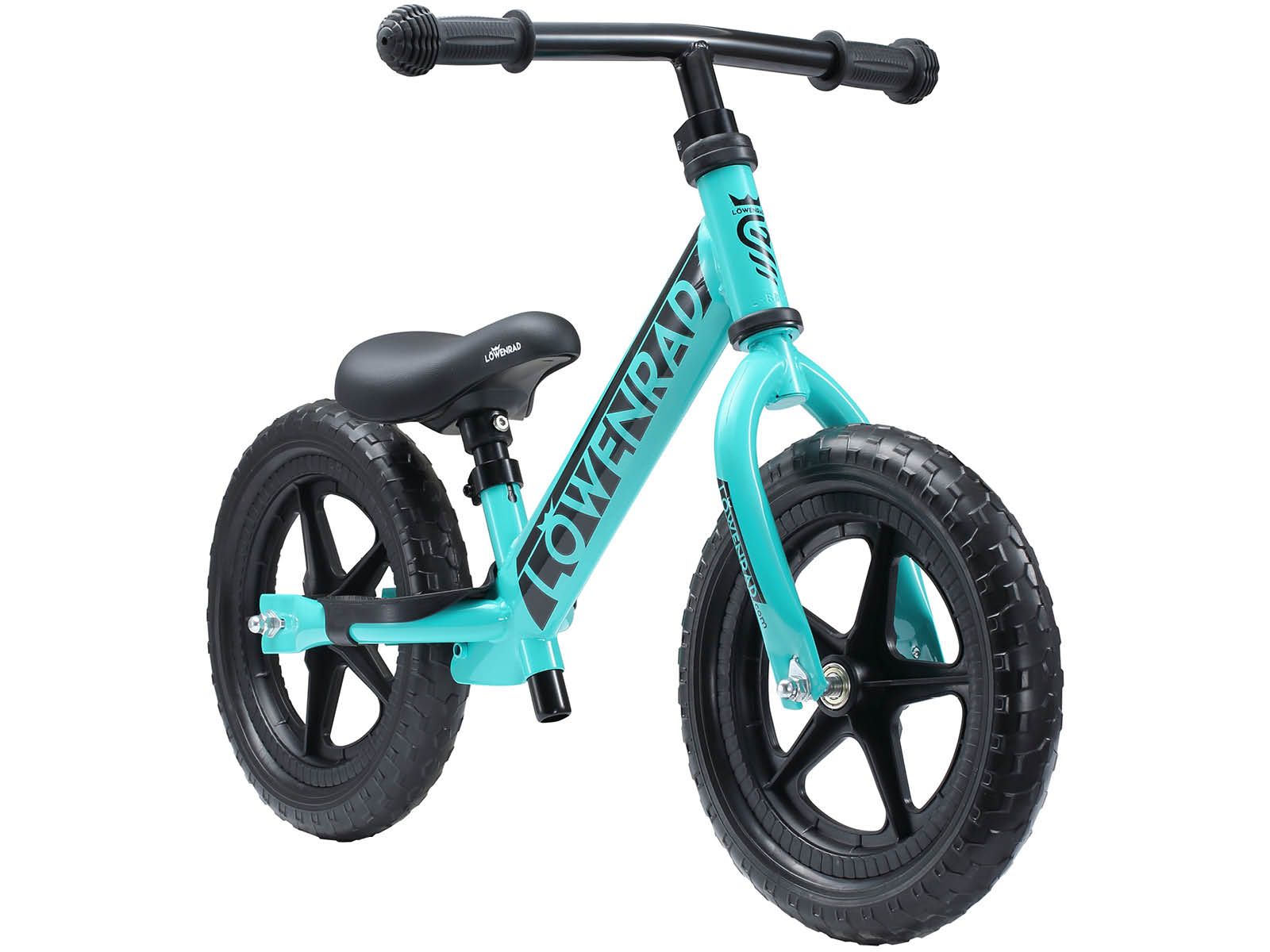 Löwenrad loopfiets 12 inch Sport, turquoise - Afbeelding 2