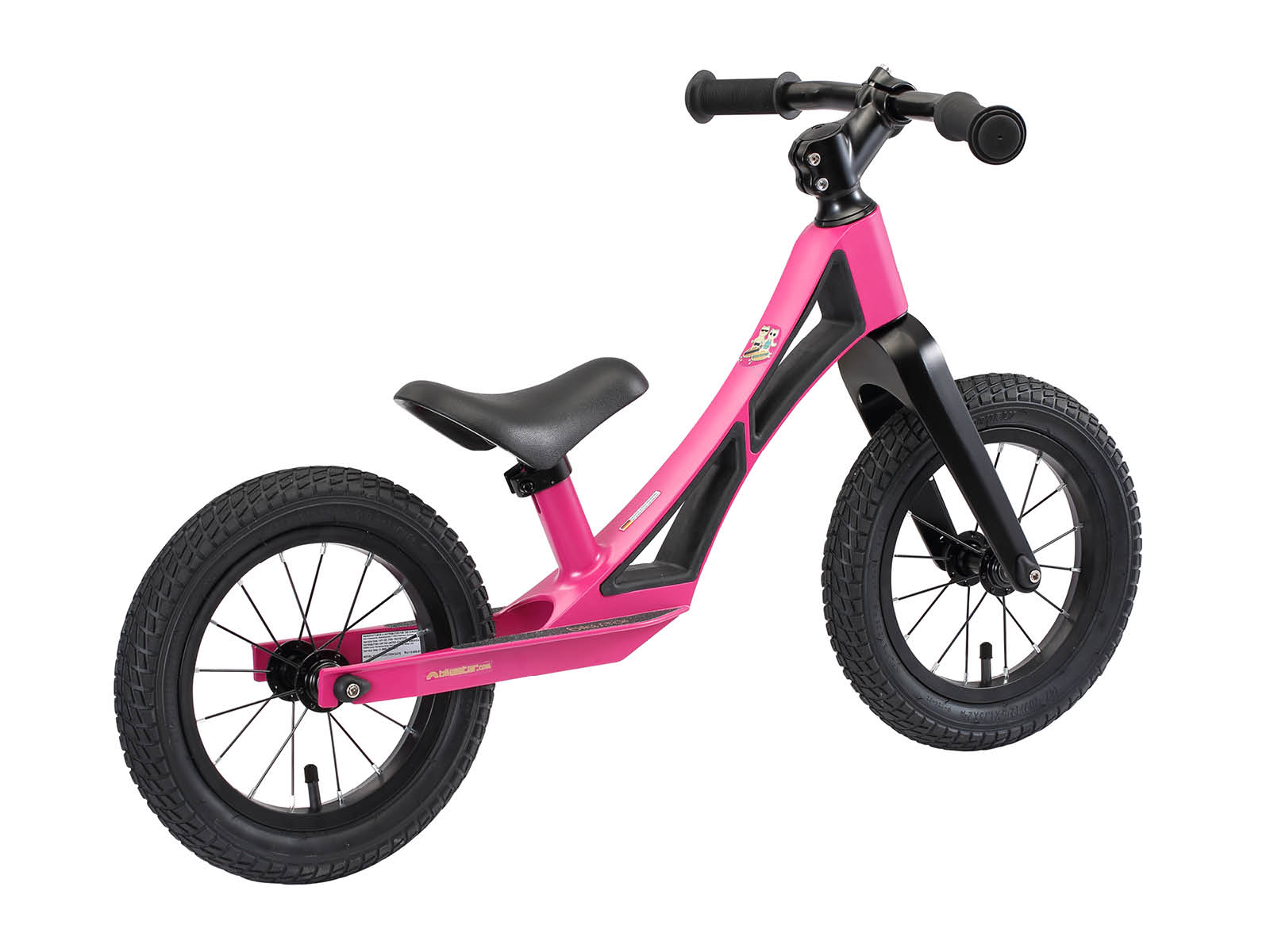 Bikestar loopfiets BMX Magnesium 12 inch donkerroze - Afbeelding 3