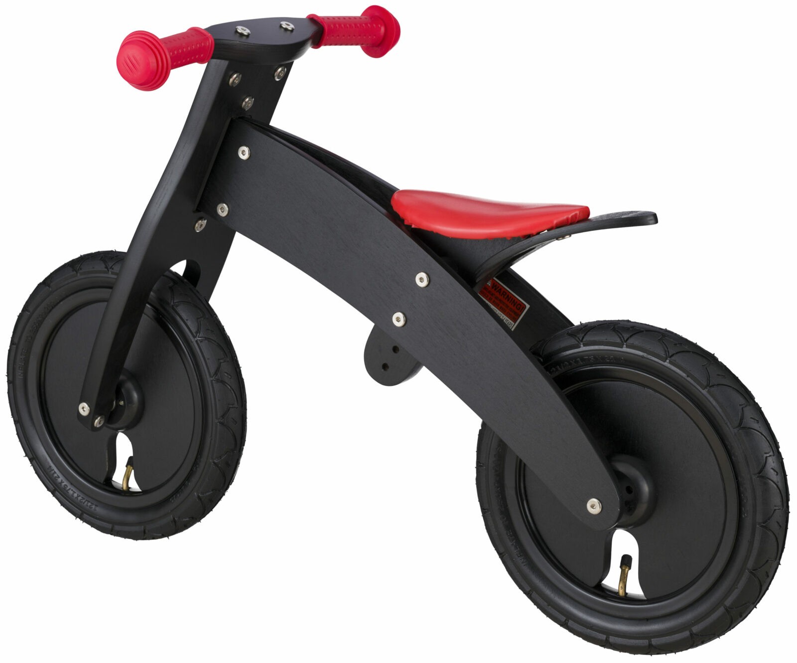 Bikestar meegroei loopfiets hout 12 inch, zwart - Afbeelding 4