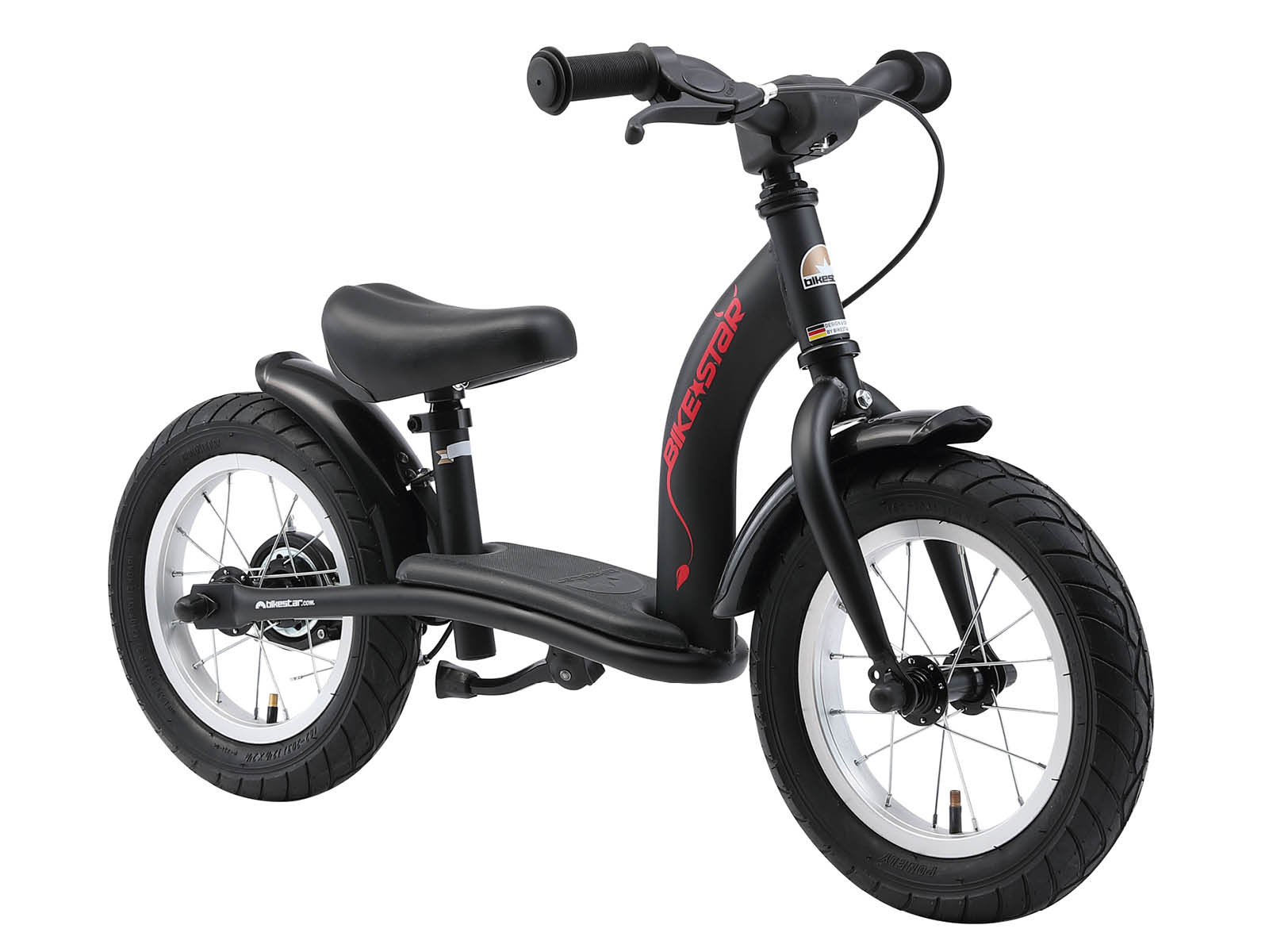 Bikestar loopfiets Classic 12 inch, zwart - Afbeelding 2